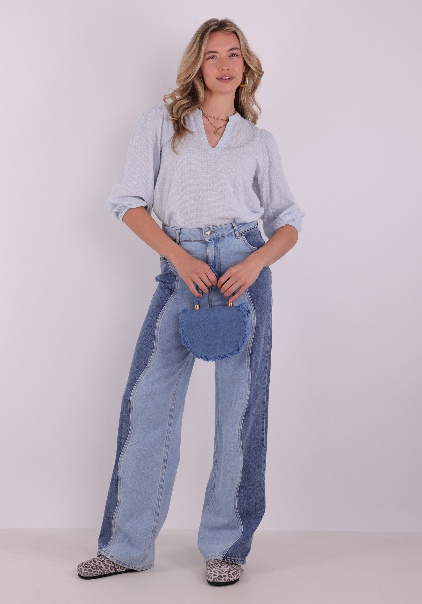 Kaffe Clothing Blouse Penelope 10511436 Licht blauw