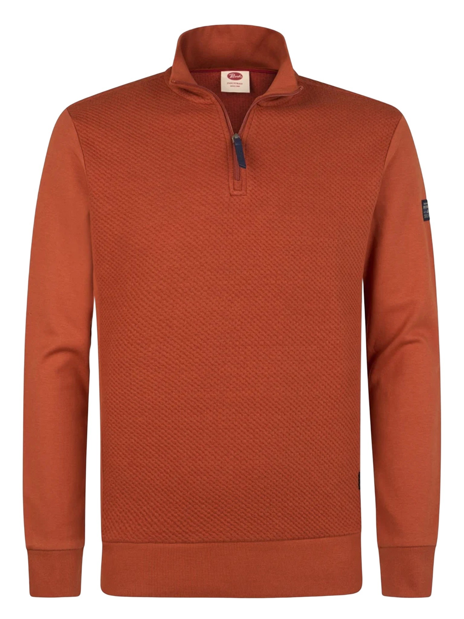 Petrol Sweater M-3060-SWC368 Donker Oranje