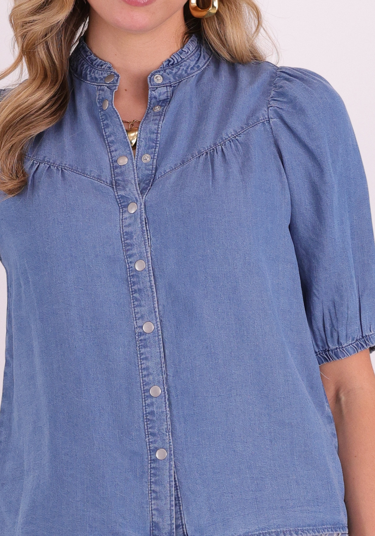 ONLY Blouse Charis 15364008 Blauw