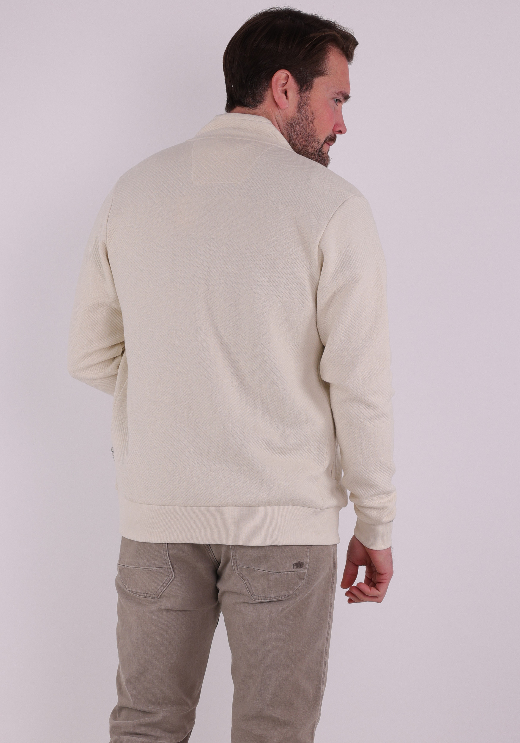 Petrol Vest M-1060-SWC333 Ecru