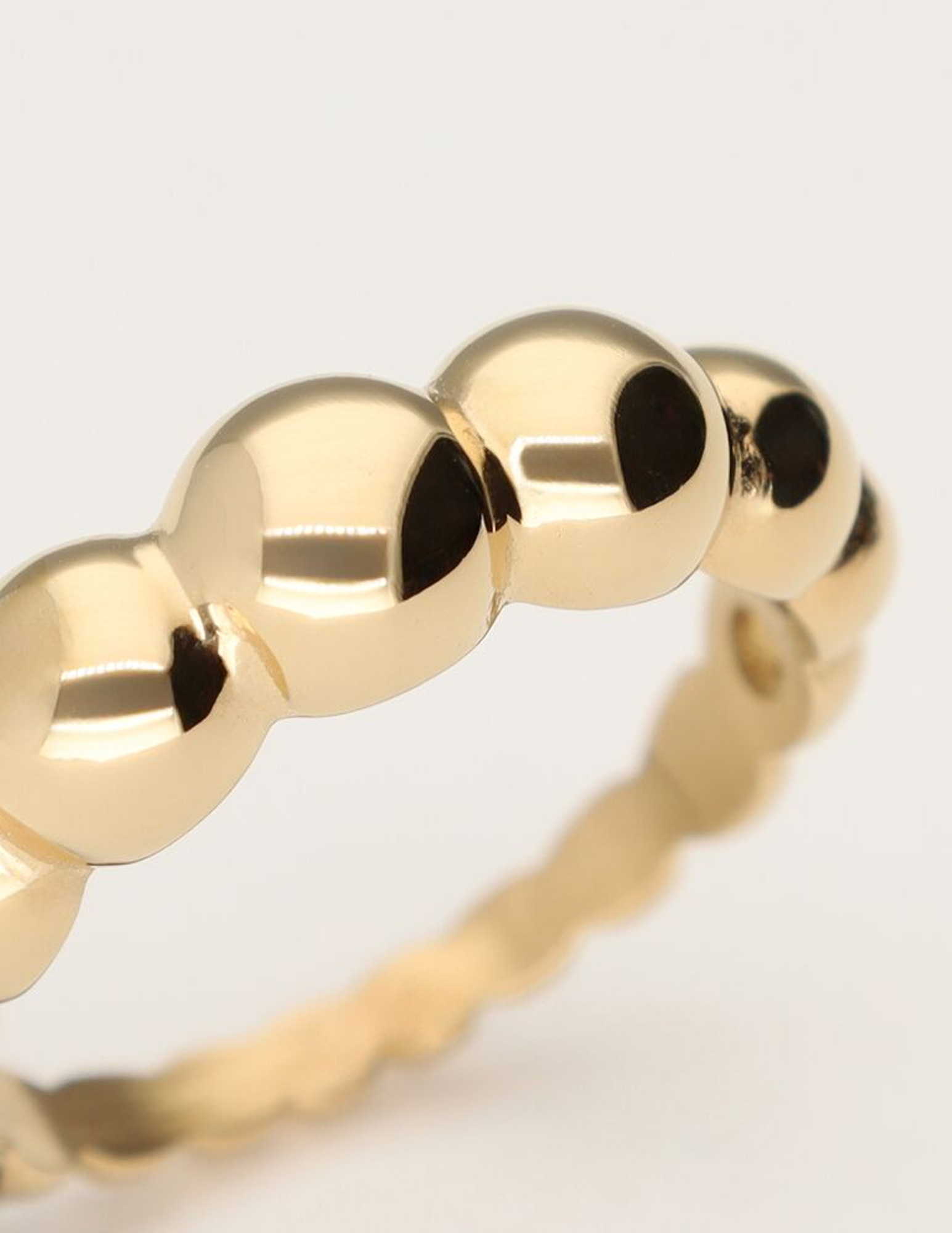 My Jewellery Bold ring met bubbel MJ11538 Goud