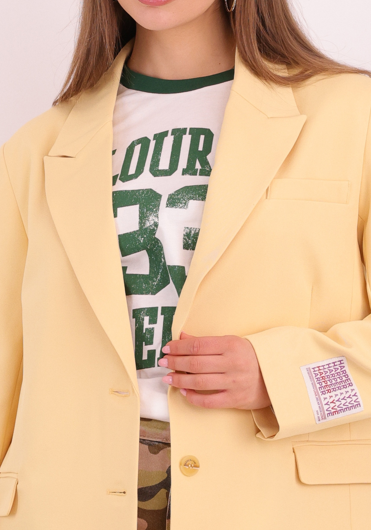 Harper & Yve Blazer Anna SS6N222 Licht geel