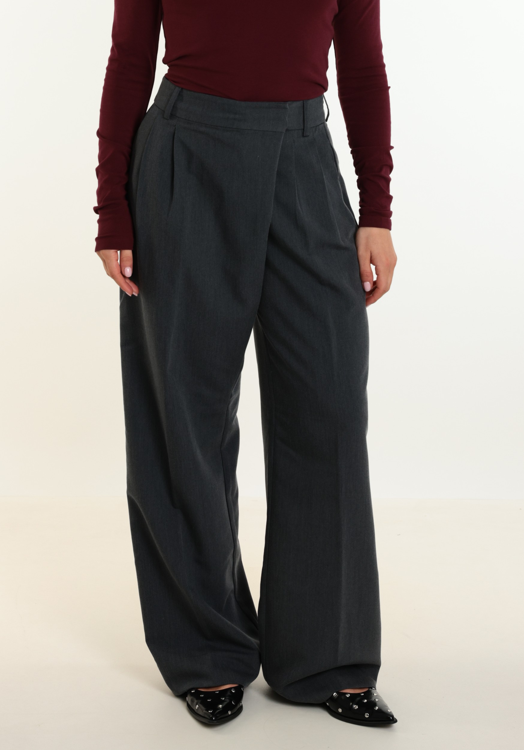 Harper & Yve Broek Sydney AW6N105 Donker Grijs