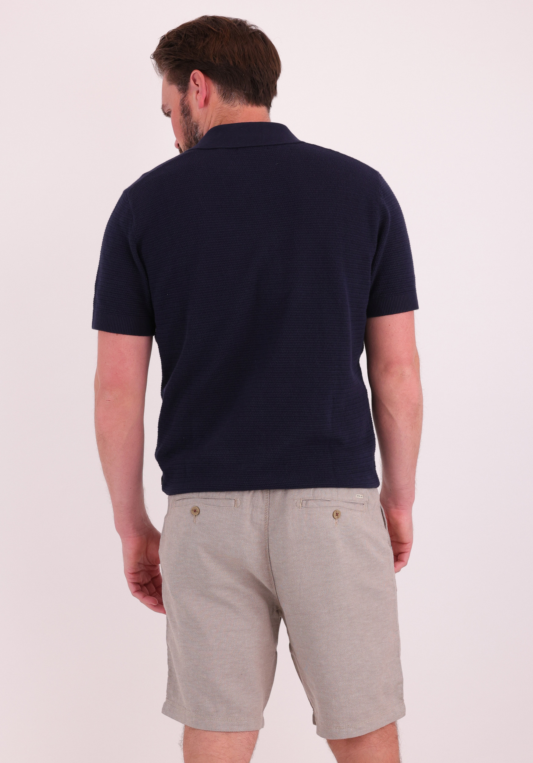 JACK & JONES Polo Riley 12292034 Donker blauw