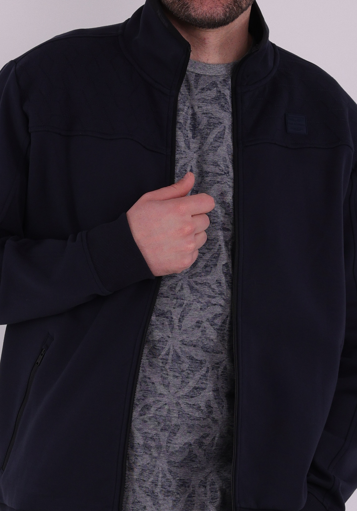 PME Legend Vest Interlock PSW2602476 Donker blauw