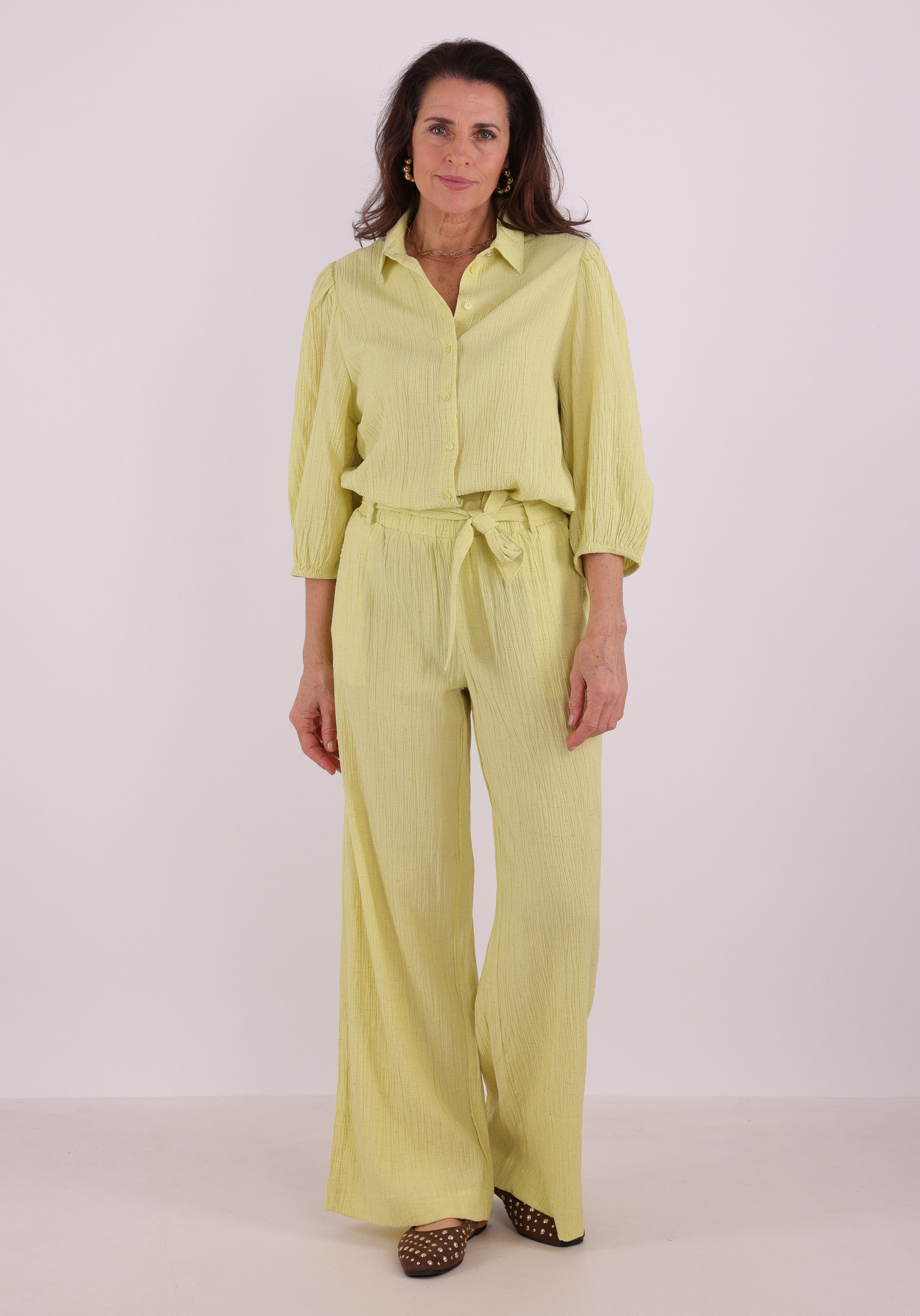 Tramontana Broek Creased C30-19-101 Groen