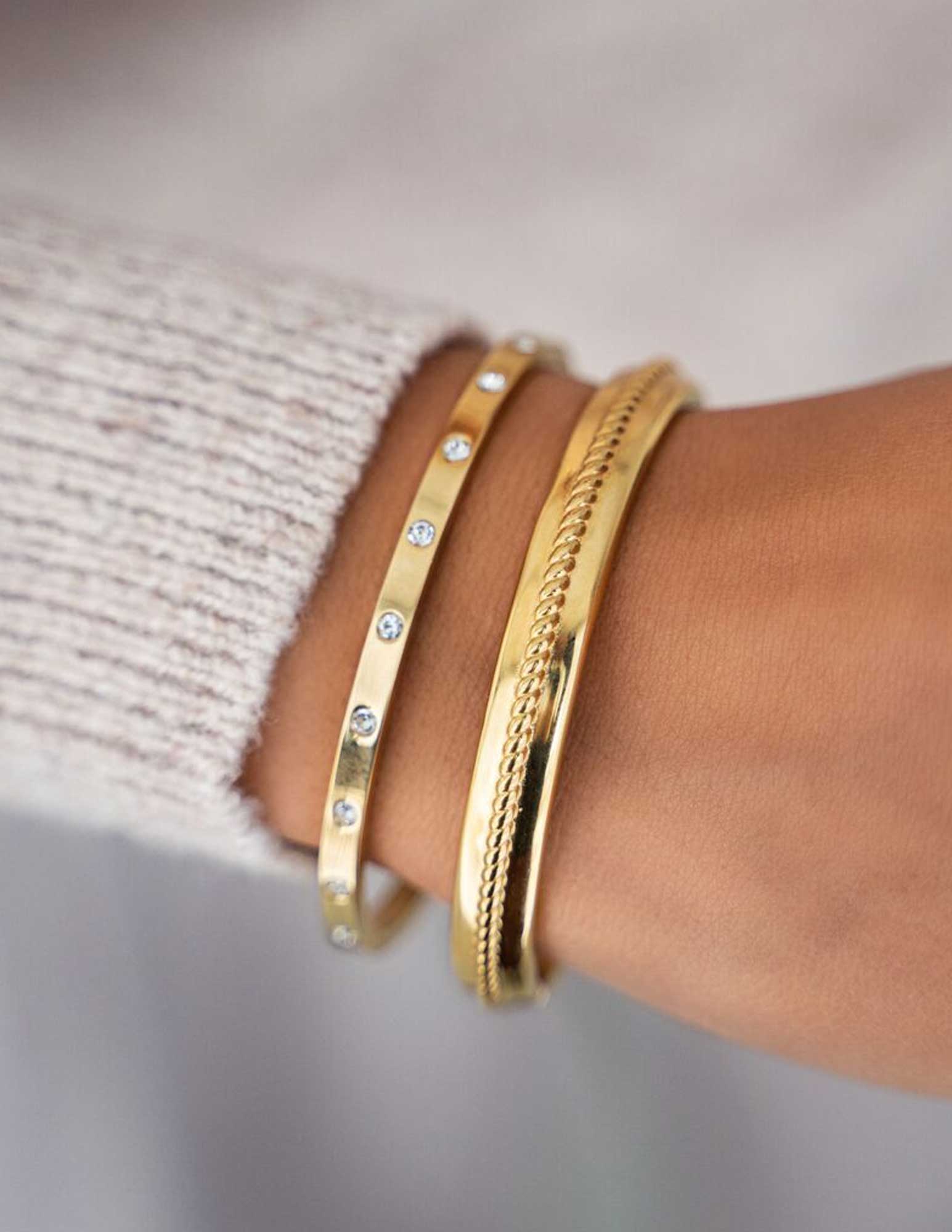 My Jewellery Bangle steentjes MJ07610 Zilver