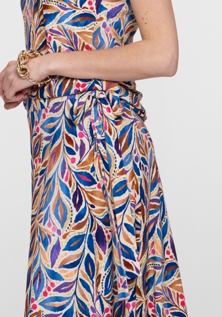 Geisha Lange rok 66440-60 JILL Blauw