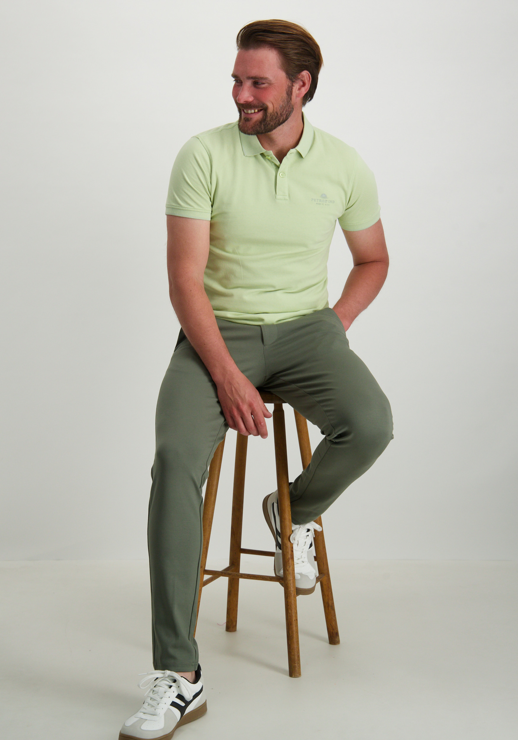 Petrol Polo M-1050-POL105 Licht groen