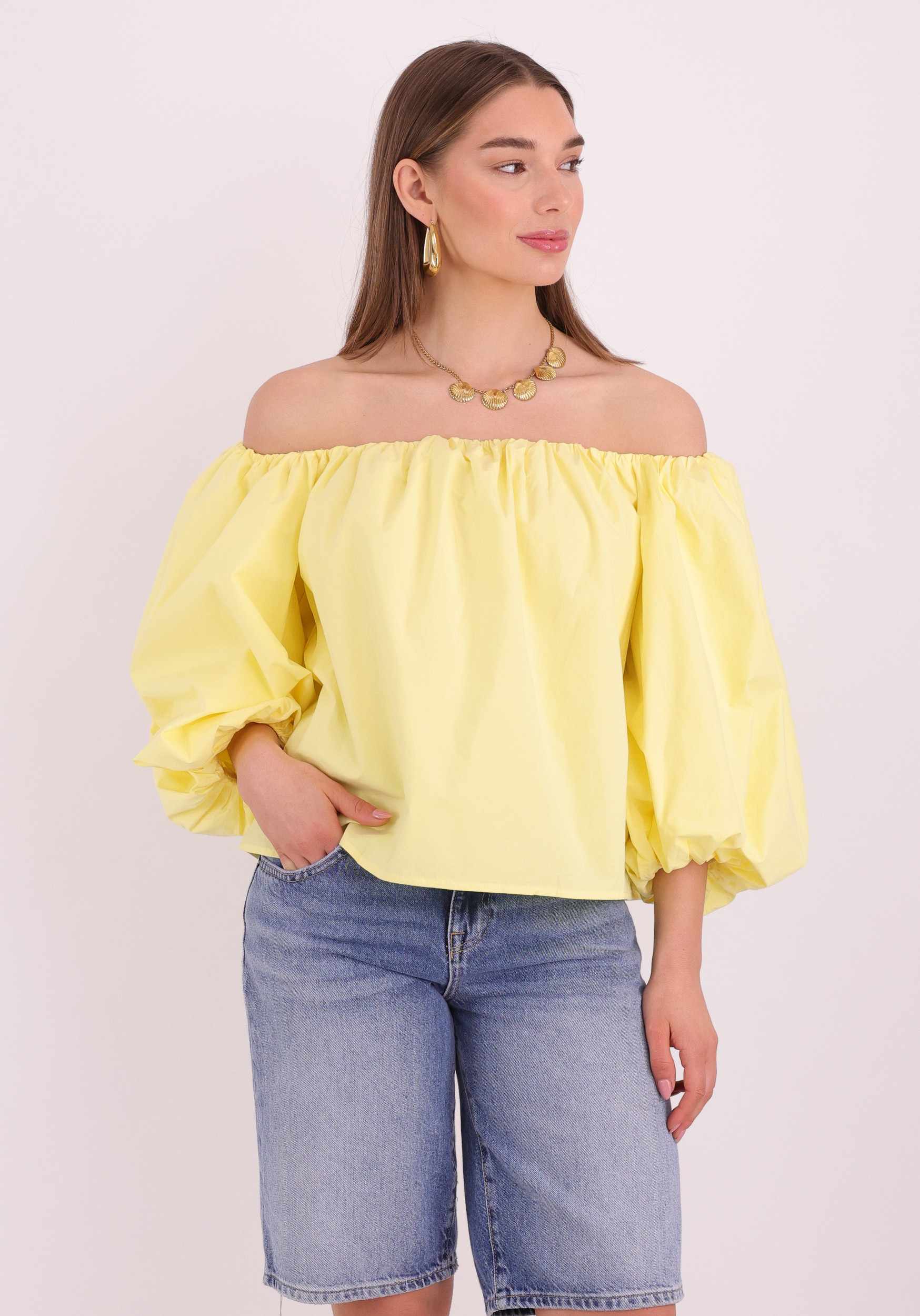 Harper & Yve Blouse Lauren HS6P600 Geel