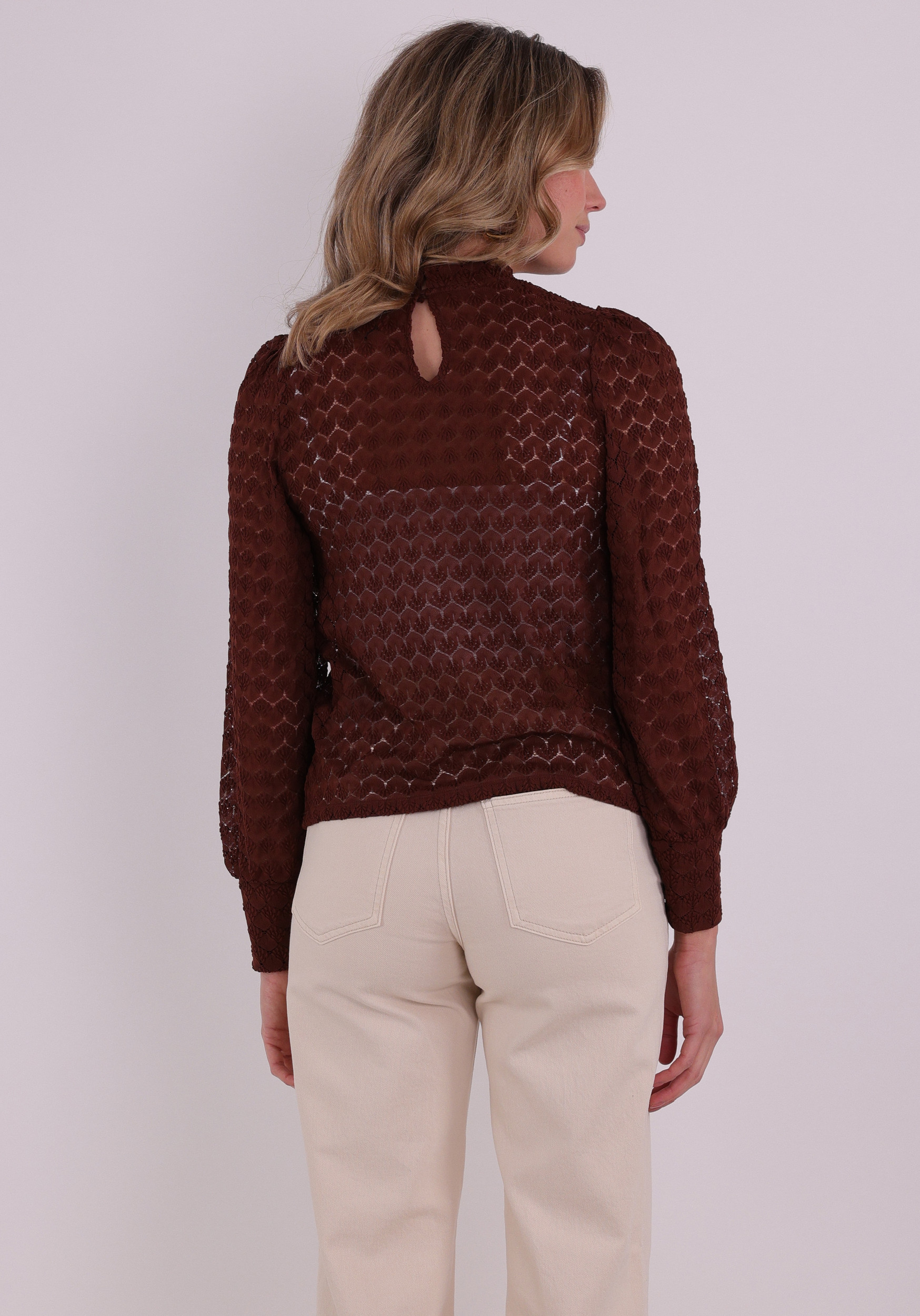 Jacqueline de jonge Top Avery 15268408 Donker bruin