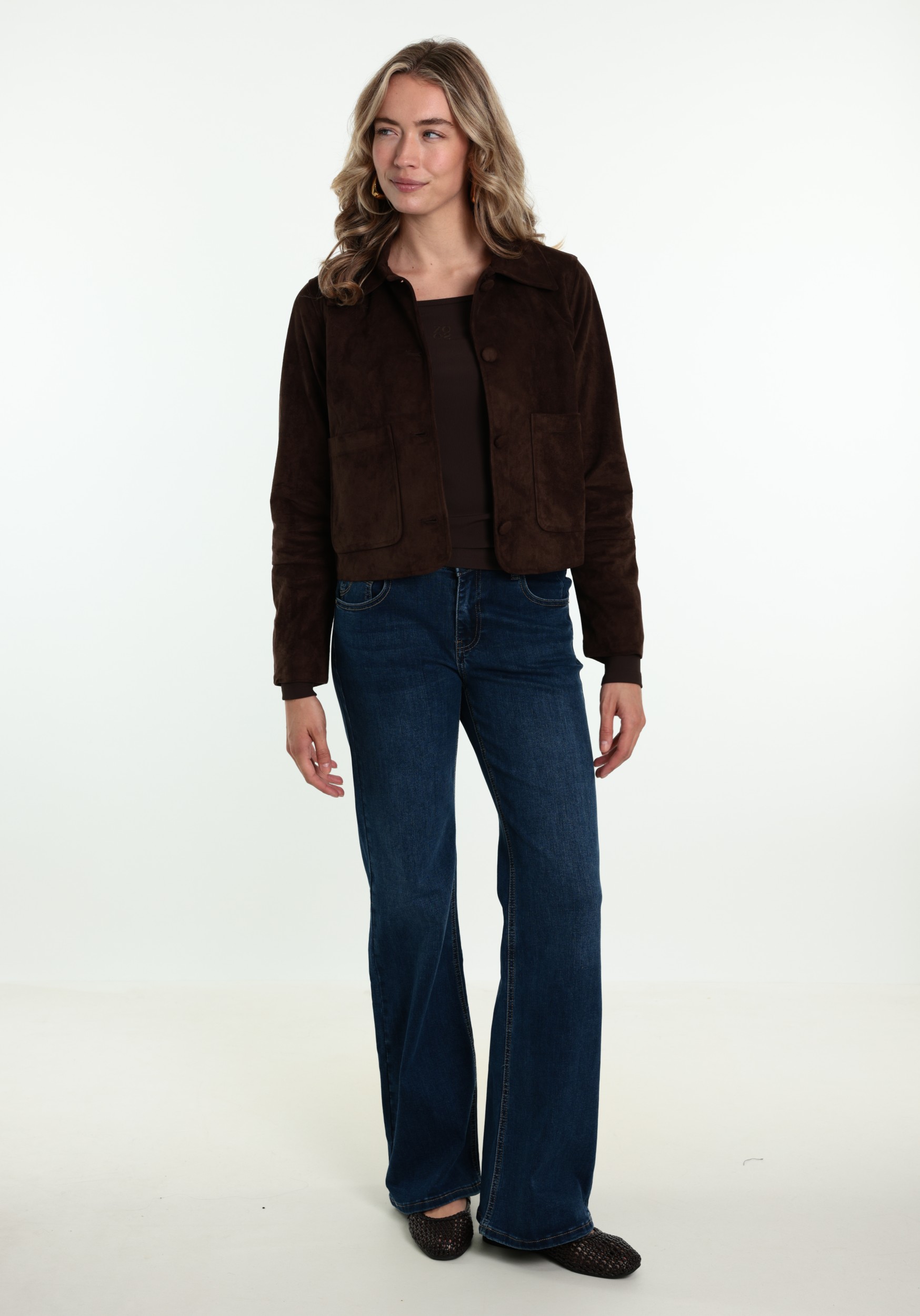 Vila Jacket Luna 14117567 Bruin