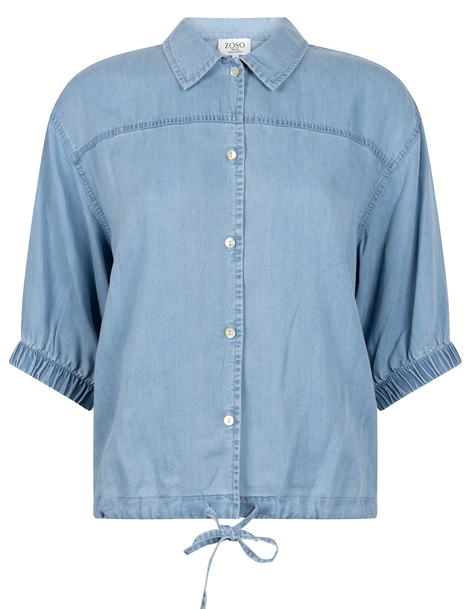 Zoso Blouse 261Maaike Licht blauw