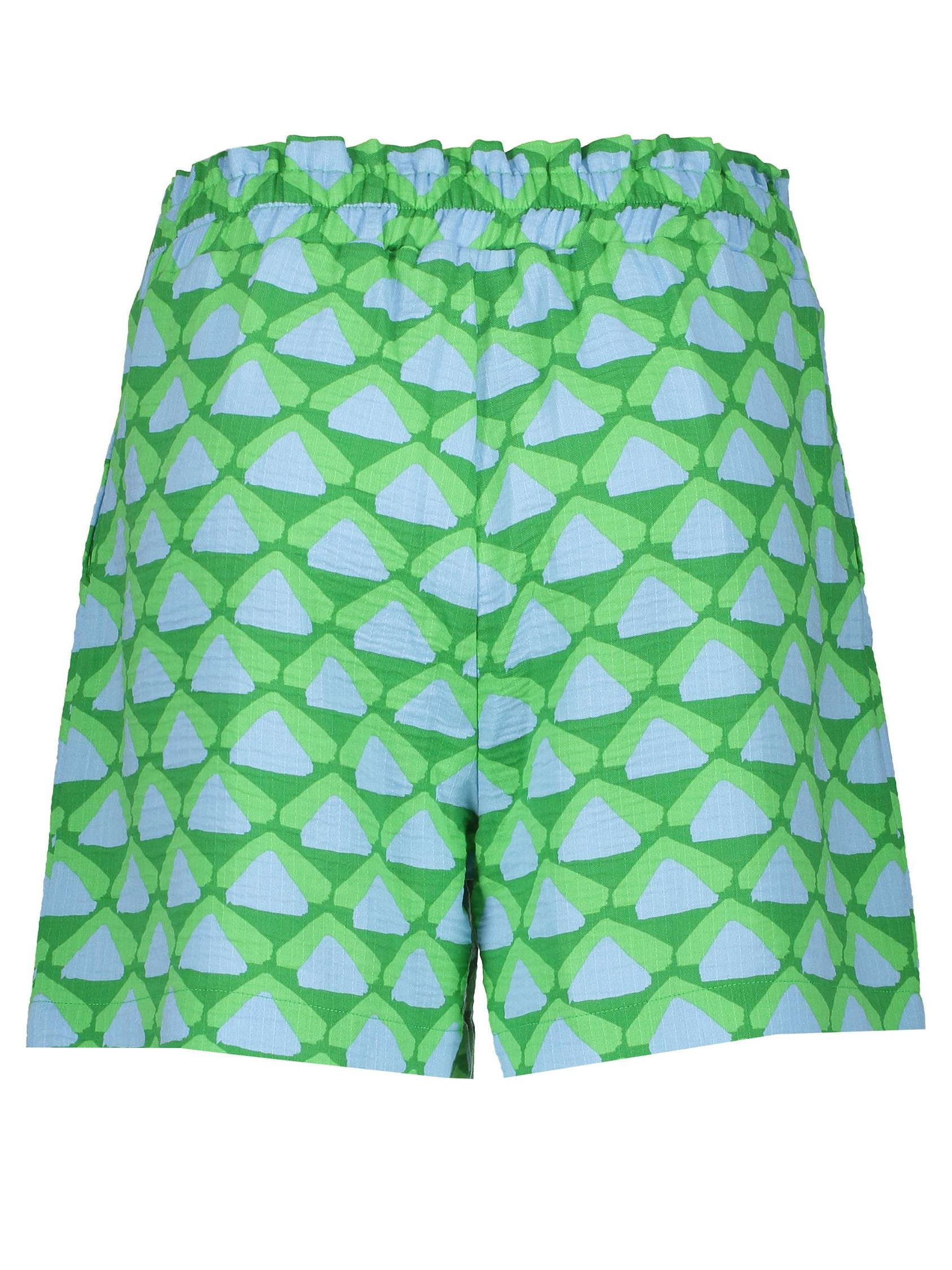 Geisha Korte broek grafische print 51412-20 Licht groen