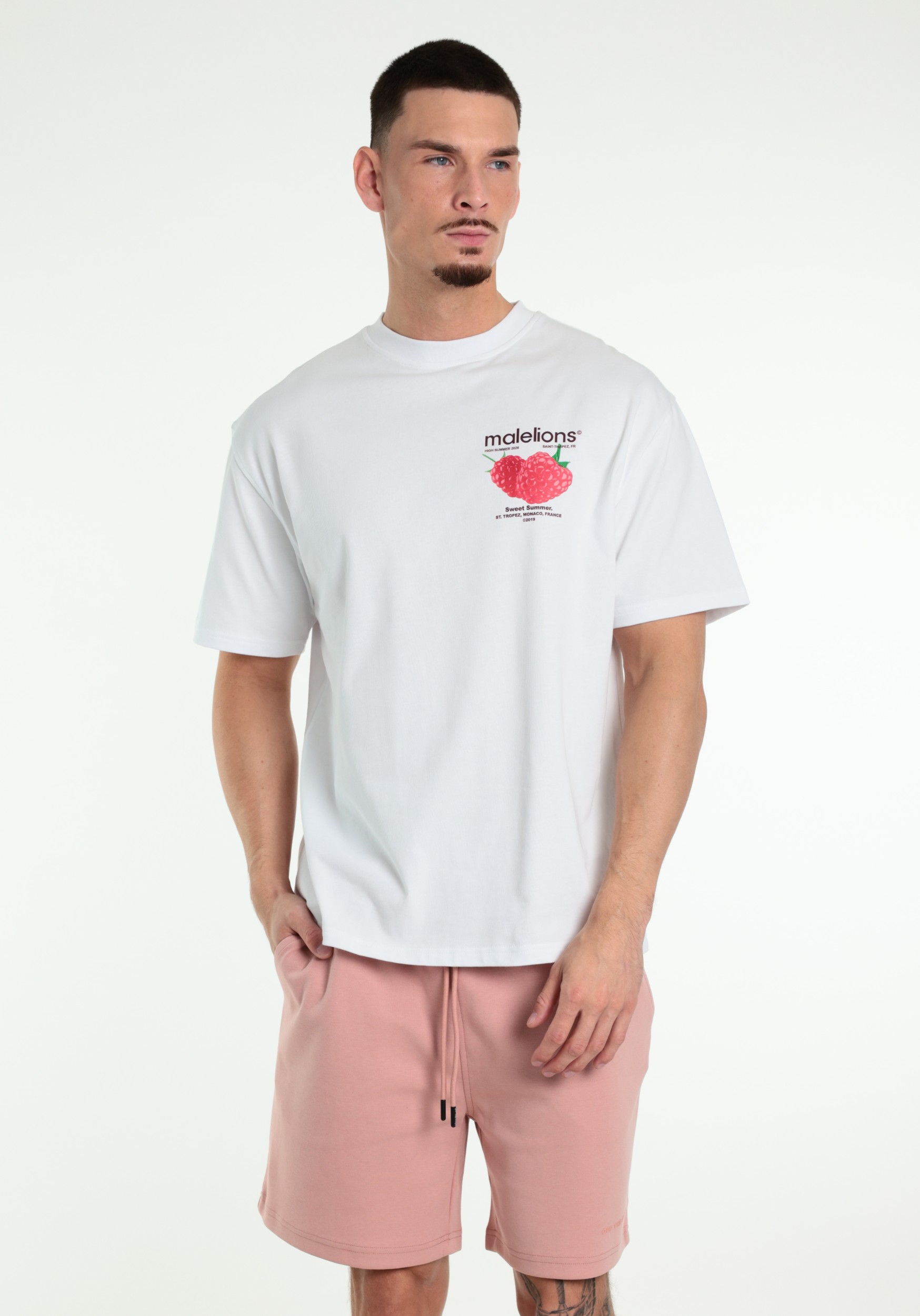 Malelions T-shirt Sweet Summer MMA40026045 Wit