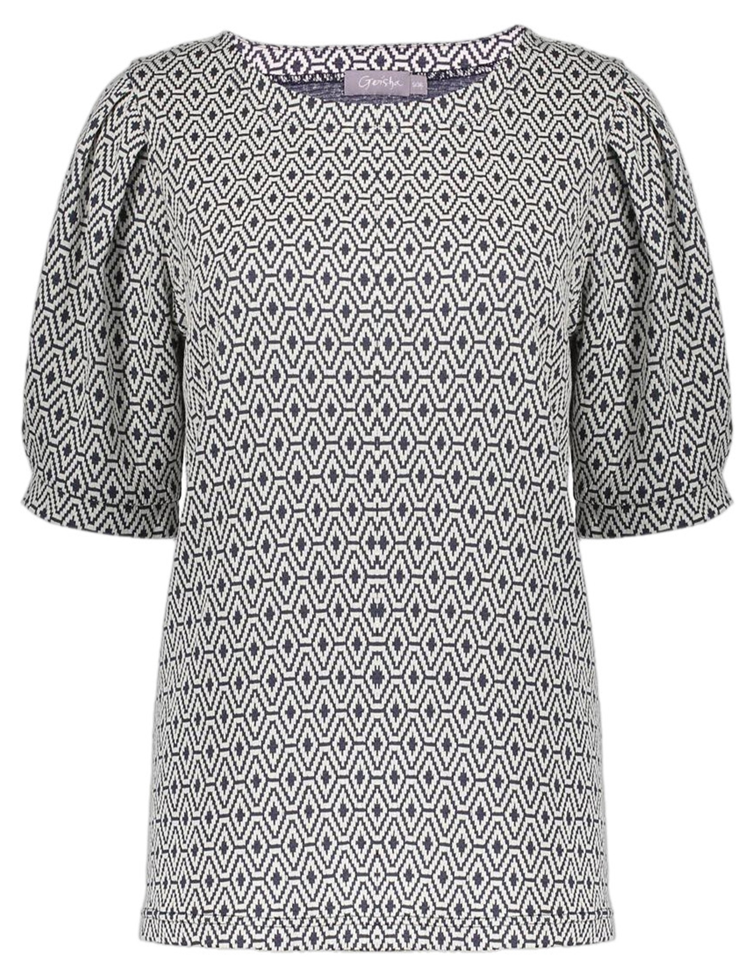 Geisha Top jacquard 62056-21 Wolwit-ecru