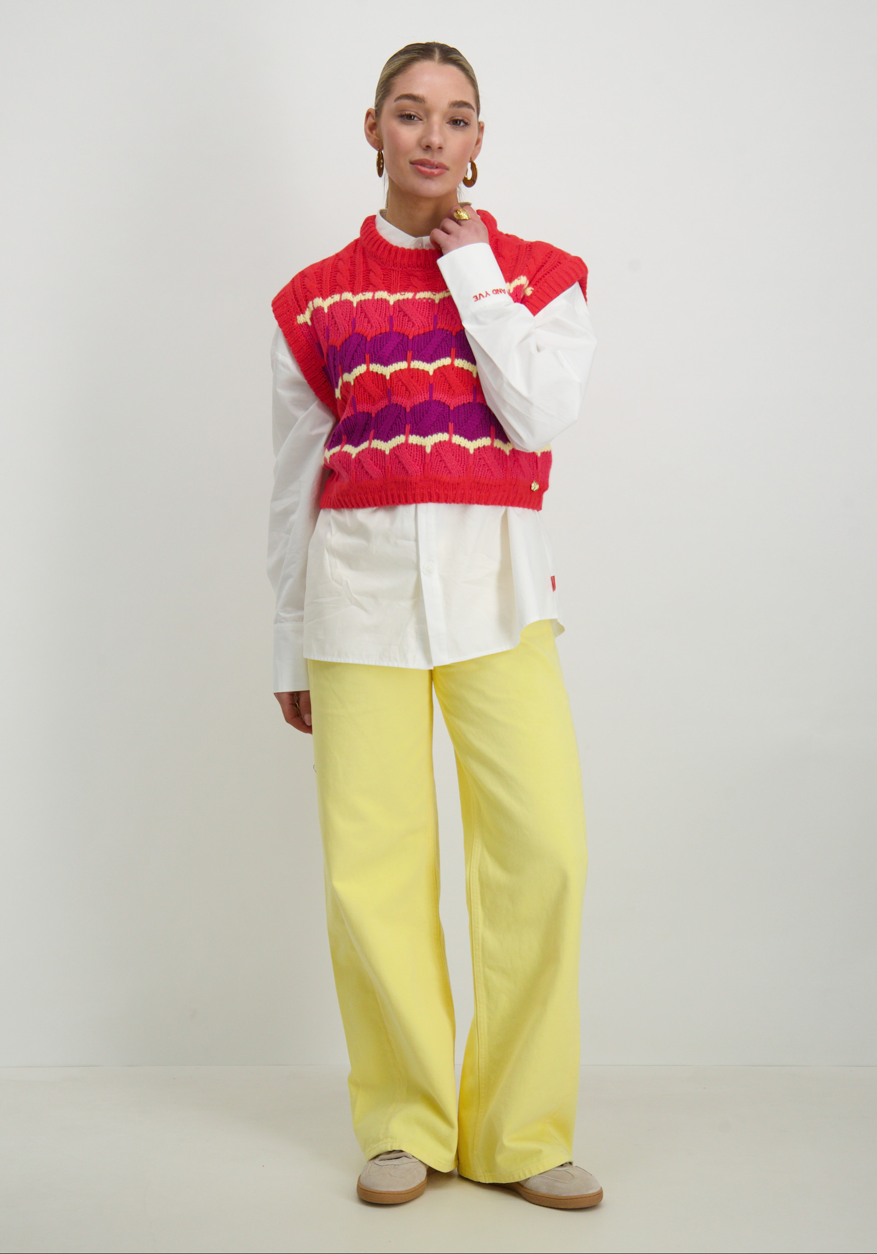 Harper & Yve Jeans Mayra SS25Z101 Geel