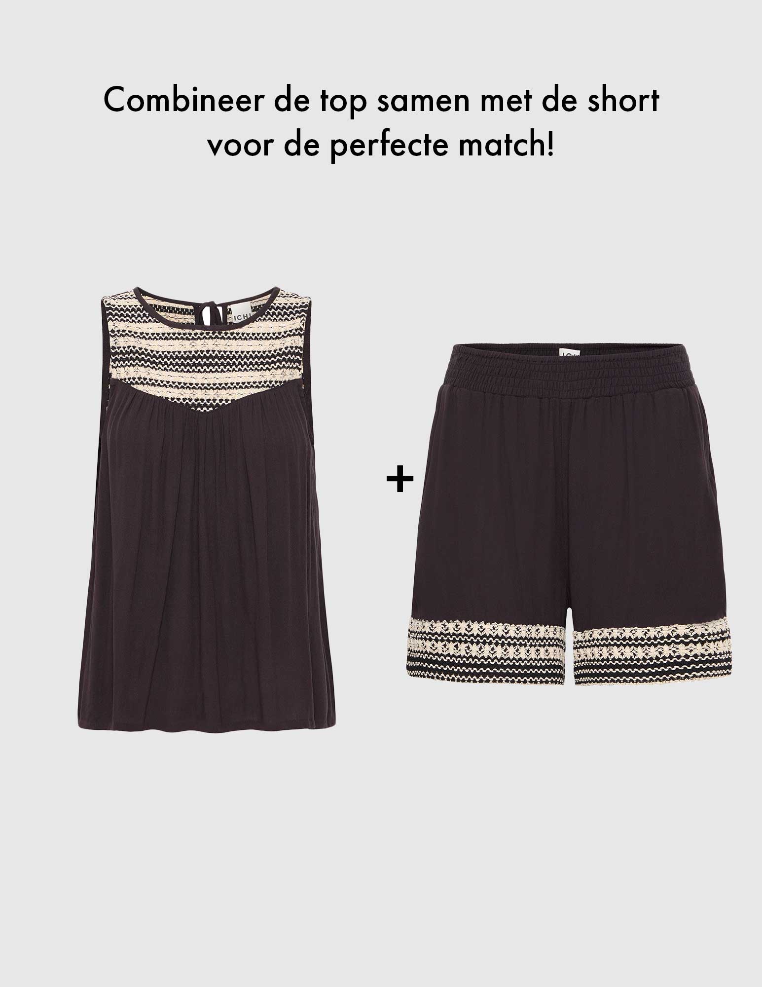 Ichi Top Ragni 20123291 Zwart