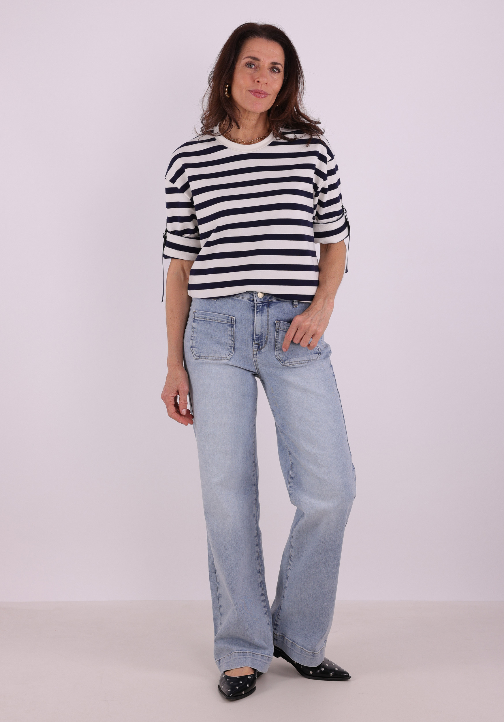 Zoso Sweater 261Manon Donker blauw