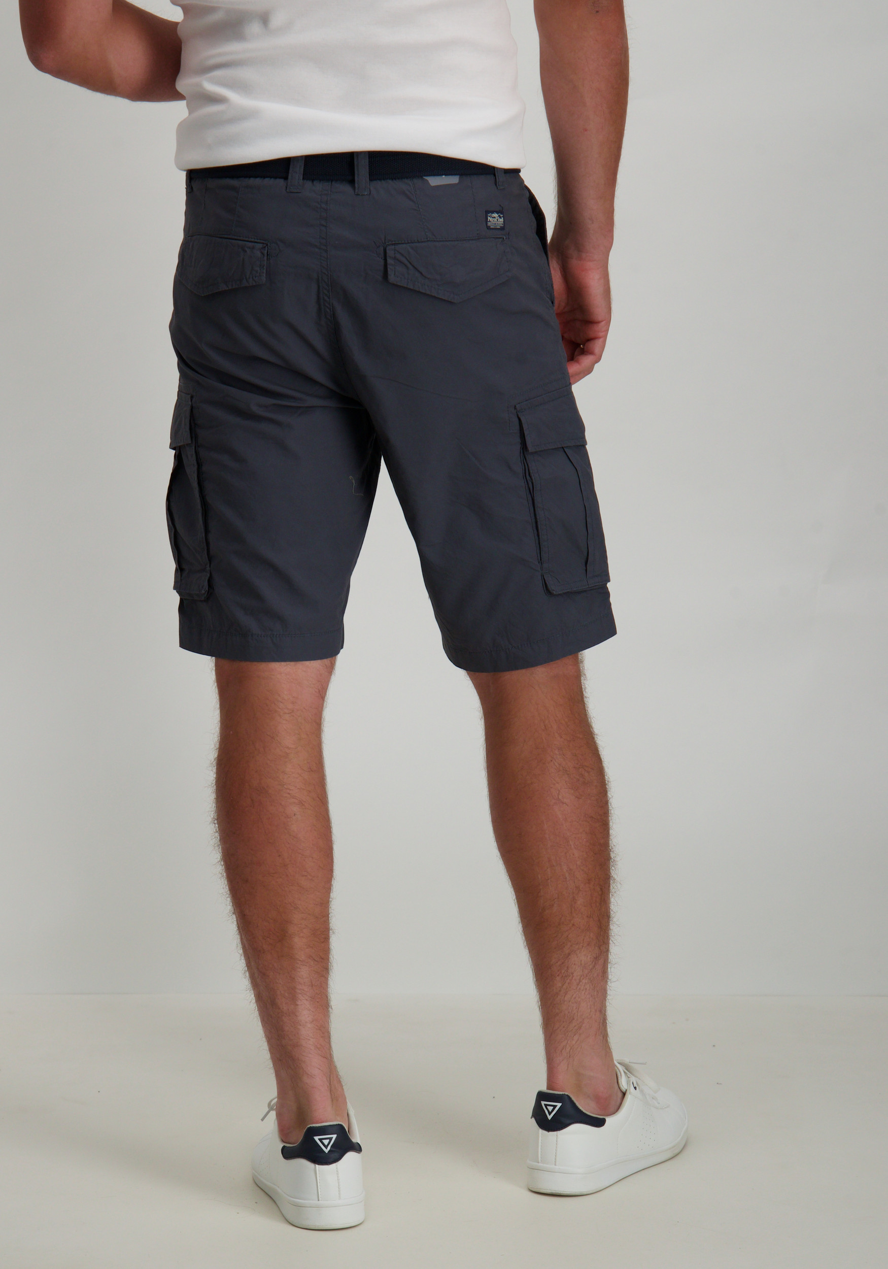 Petrol Korte broek cargo  M-1040-SHO500 Midden grijs