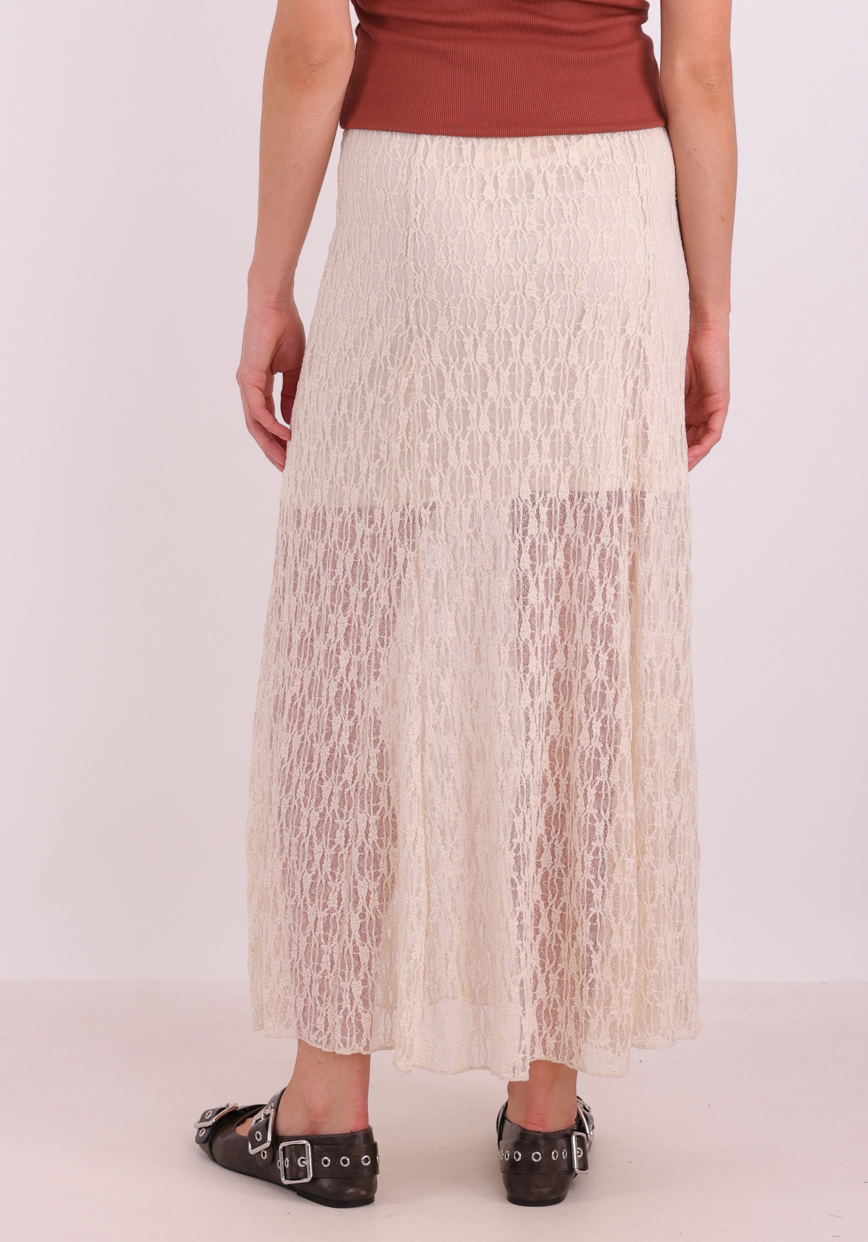 Culture Lange rok Kine 50112950 Ecru