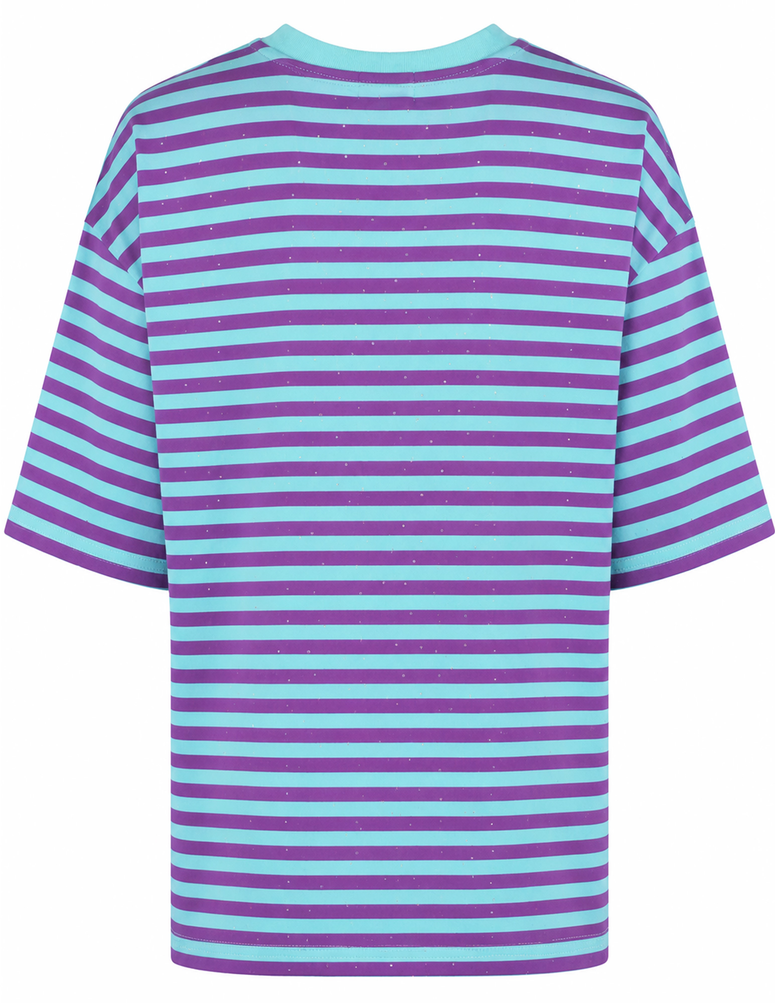 BELIEVE T-shirt Gestreept B-9182-TOP Paars