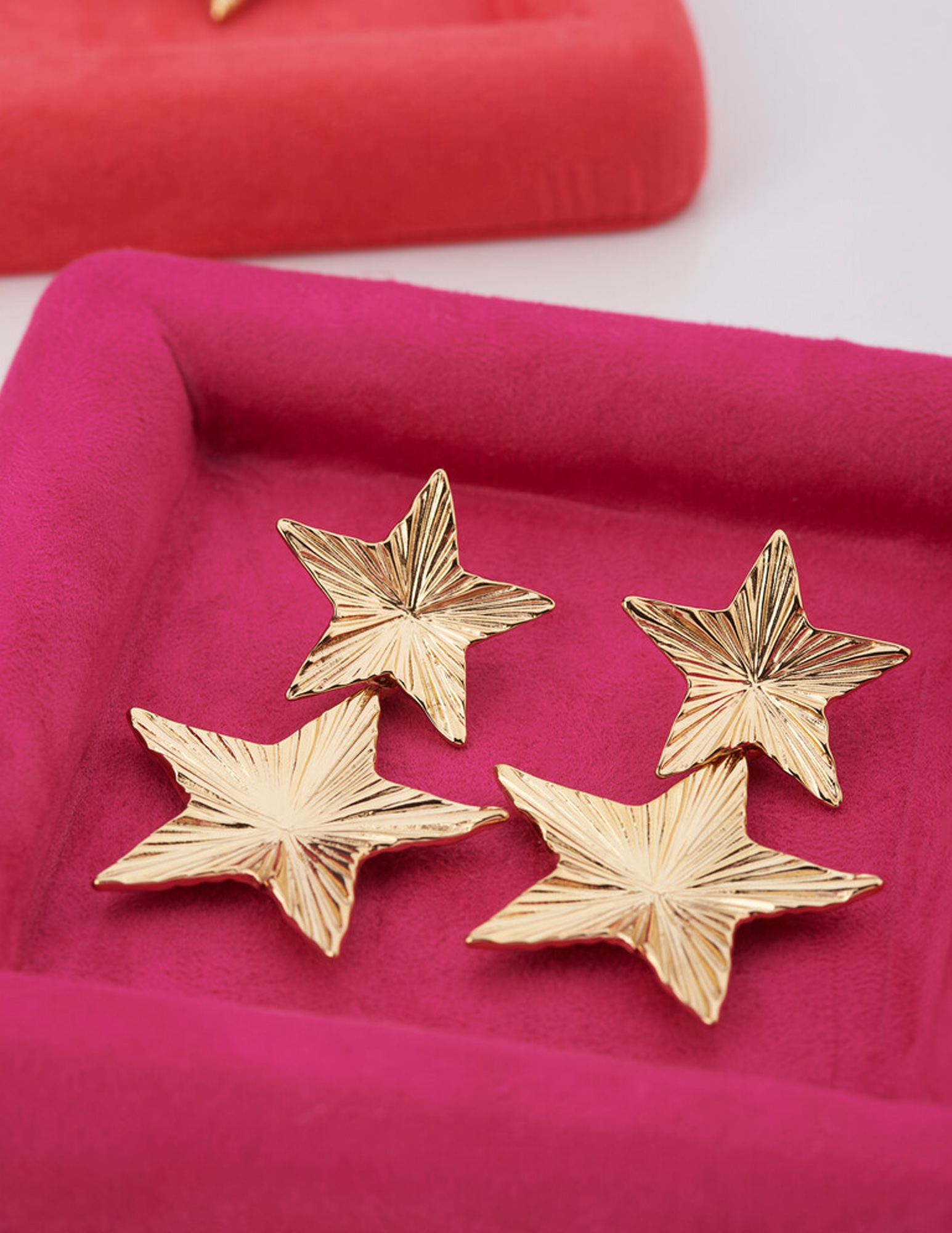 My Jewellery Starry statement oorbellen met sterren MJ11933 Goud