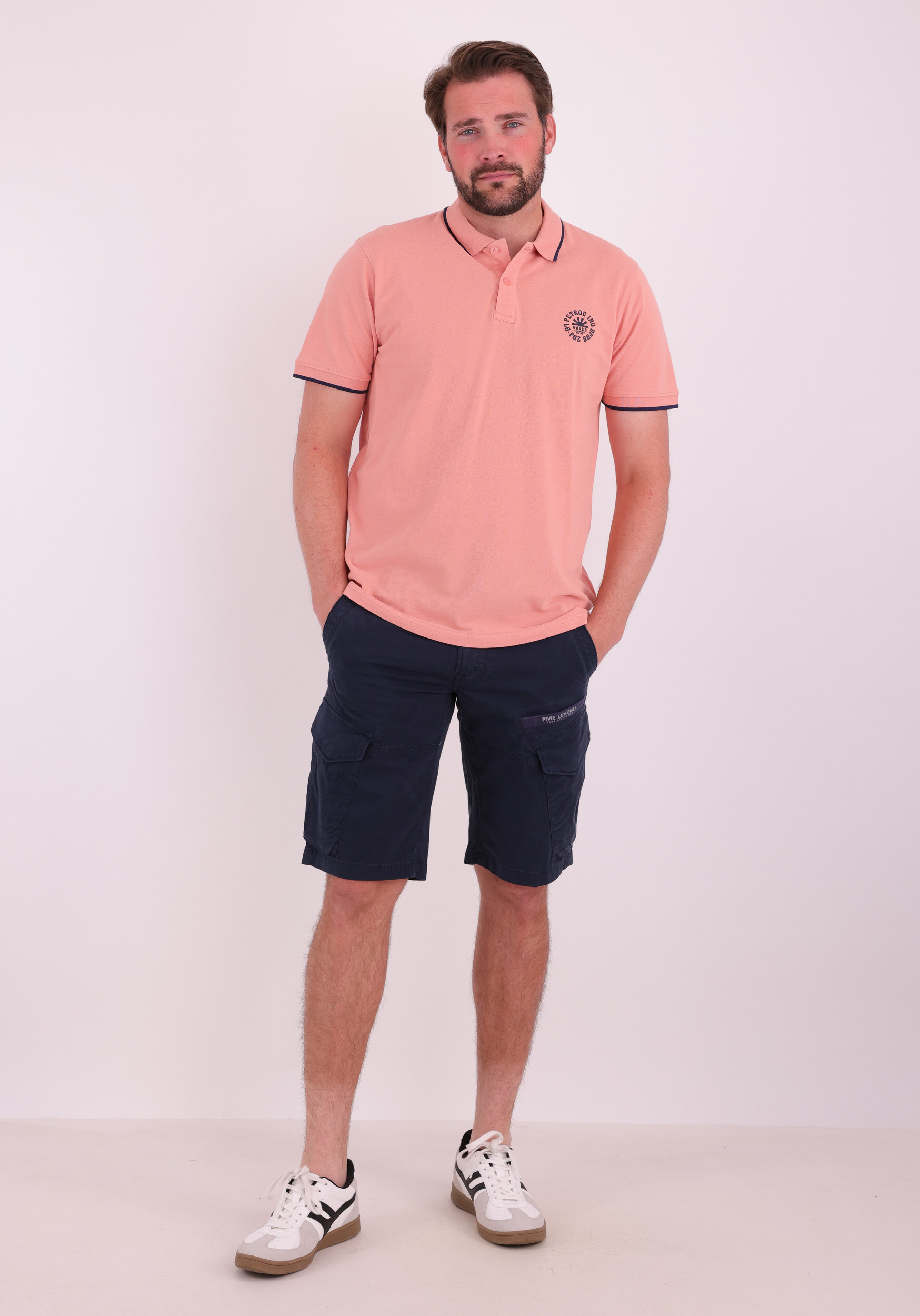PME Legend Cargo short Nordrop PSH2604661 Donker blauw