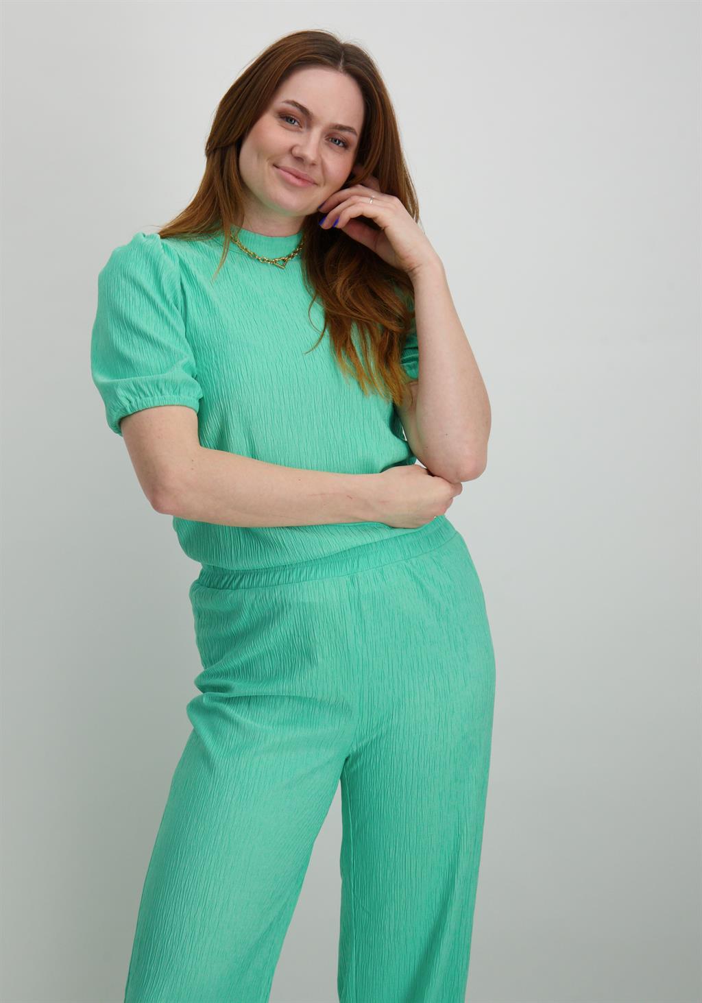 Amaya Amsterdam Blouse Lauren Turquoise