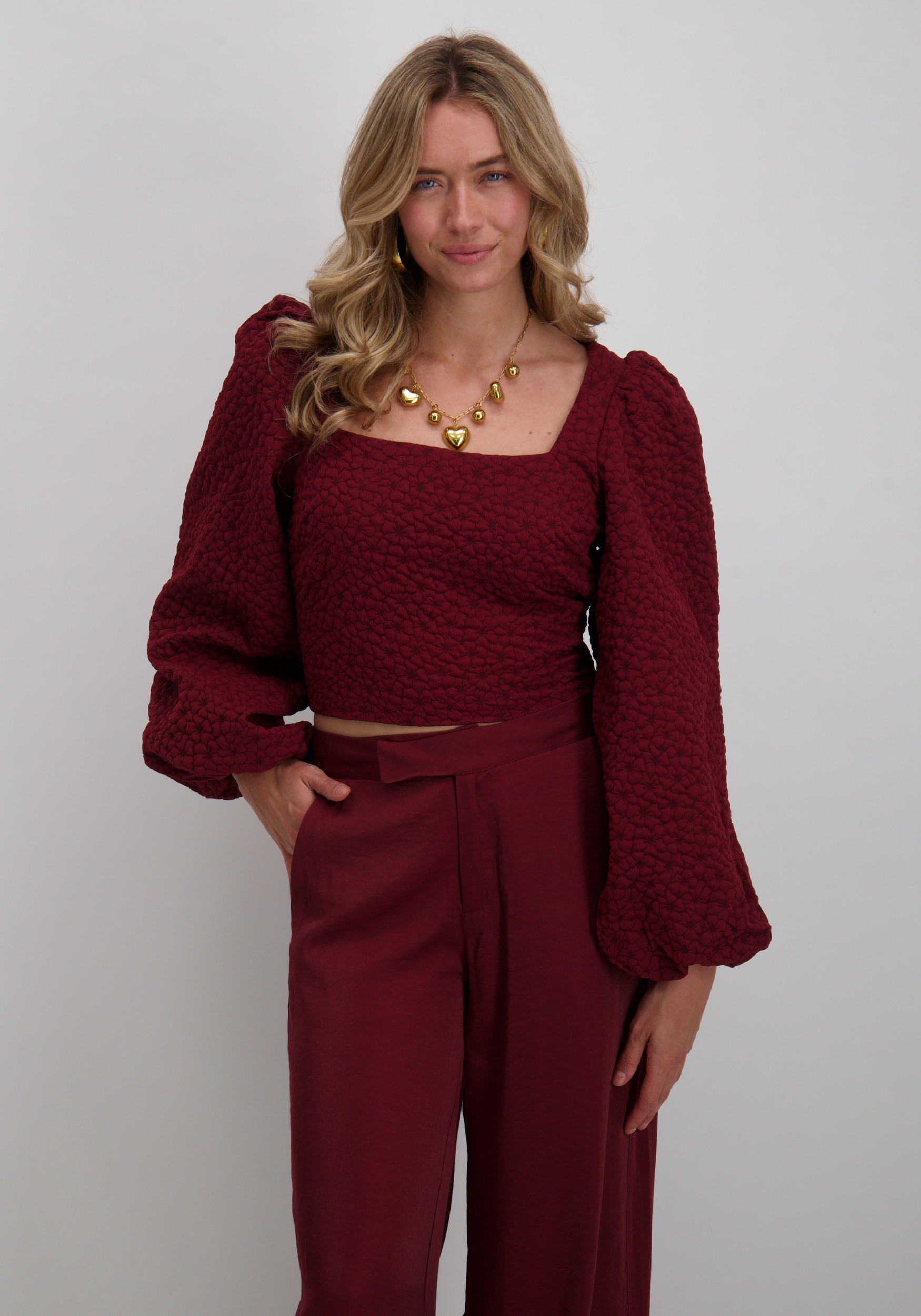 Harper & Yve Top Sisi DW25P619 Rood