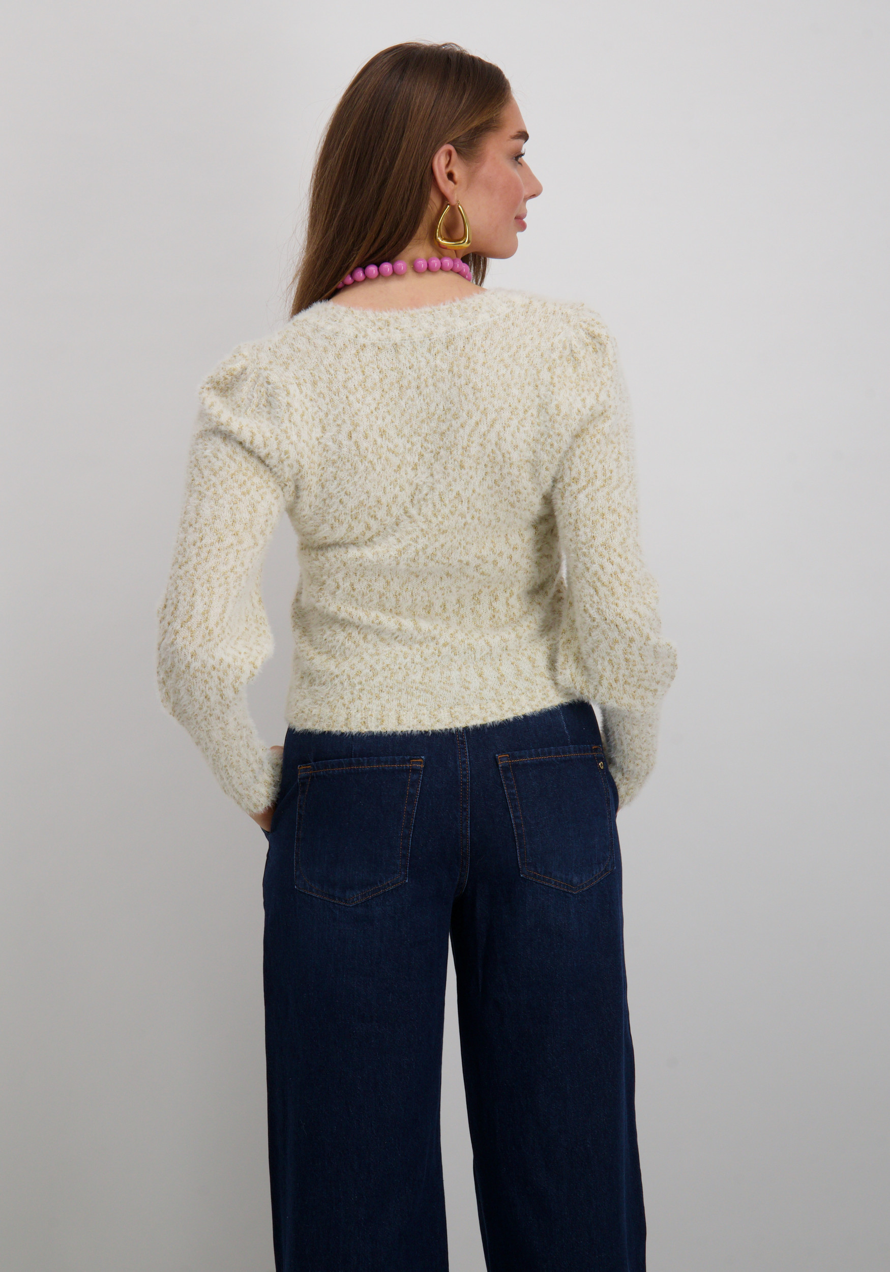 Only Vest Rosette 15259423 Ecru