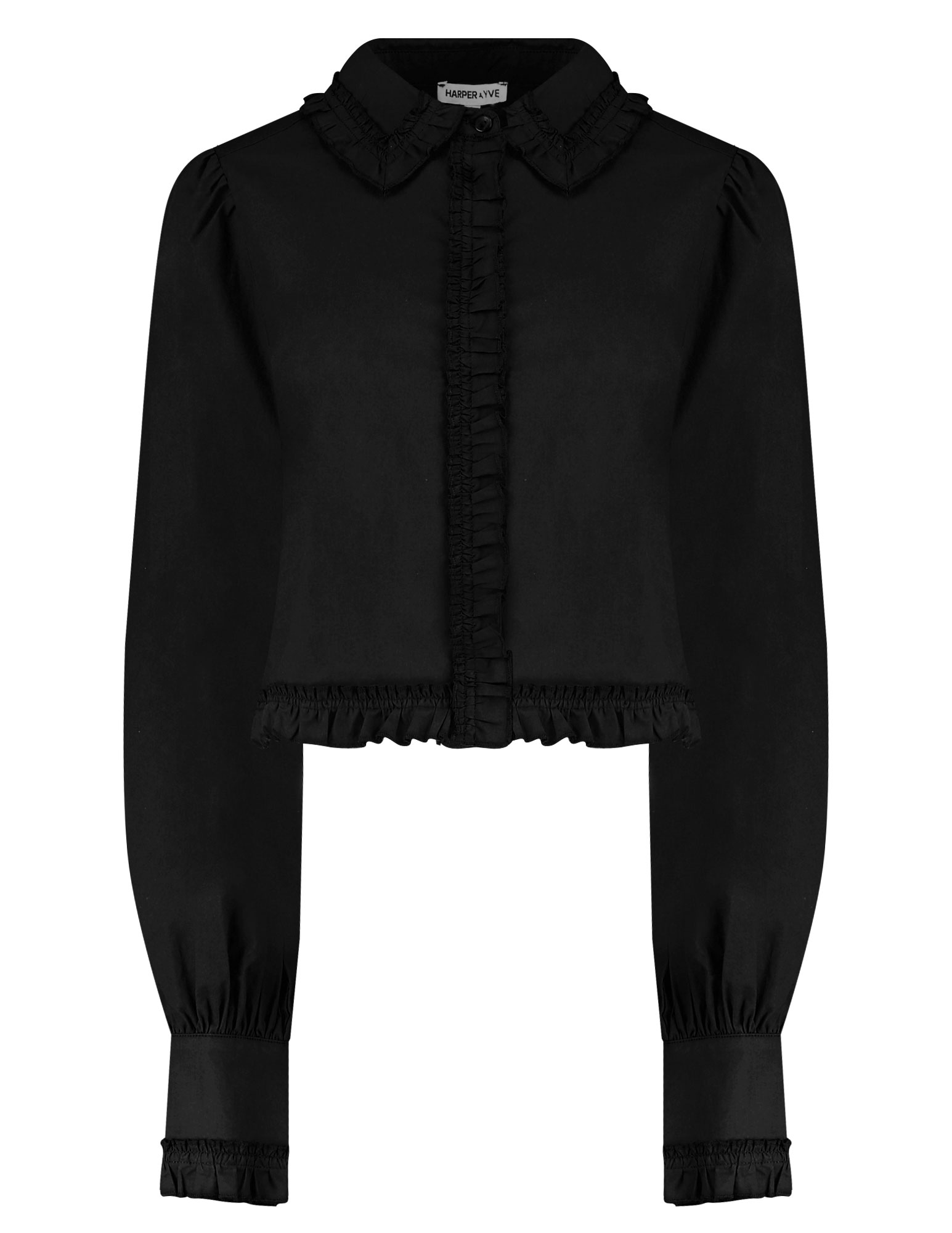 Harper & Yve Blouse Ellie AW25P603 Zwart