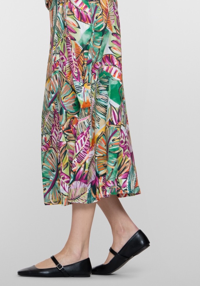 Geisha Lange rok 66440-60 JILL Licht groen