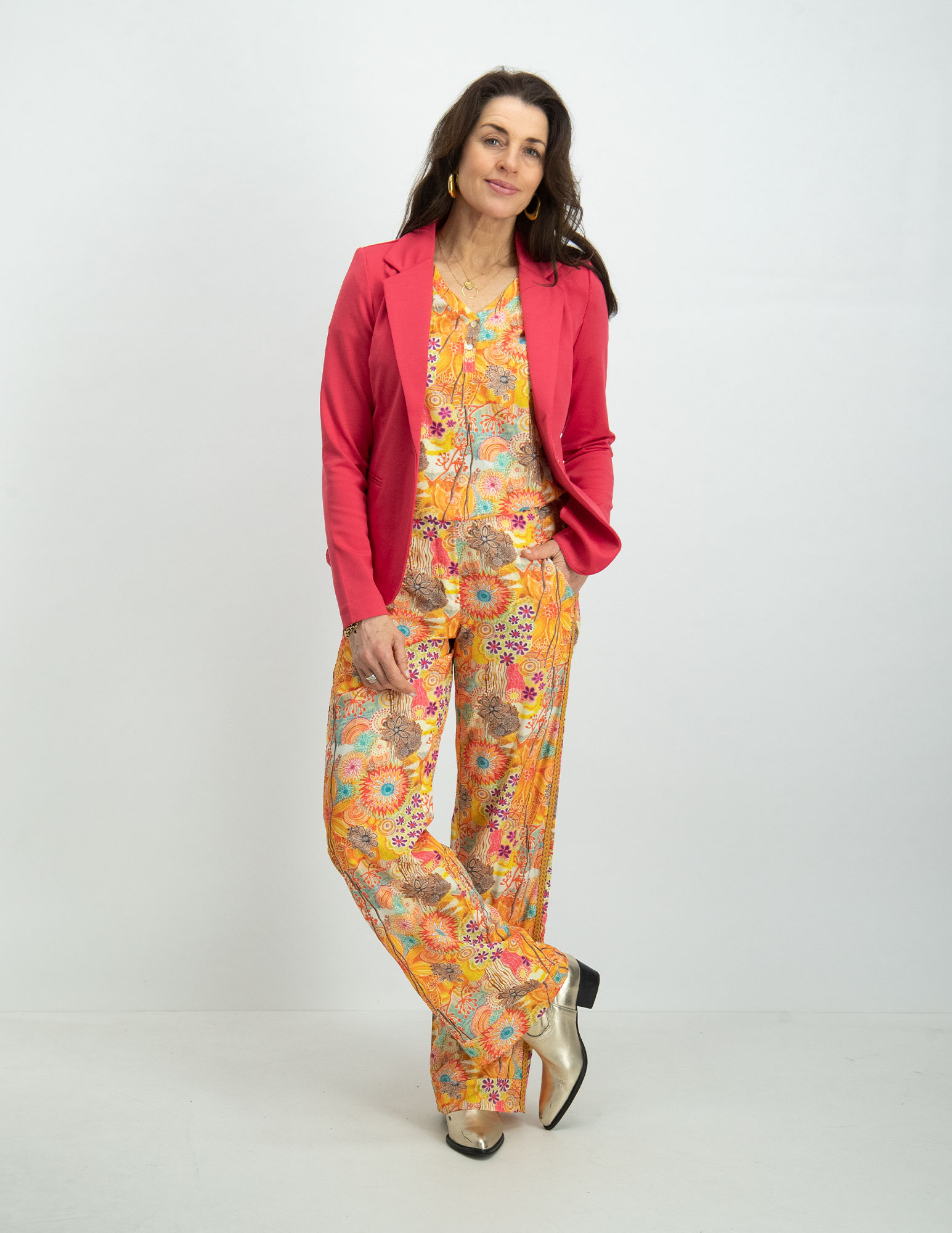 Ichi Blazer Kate 20101801 Donker rose