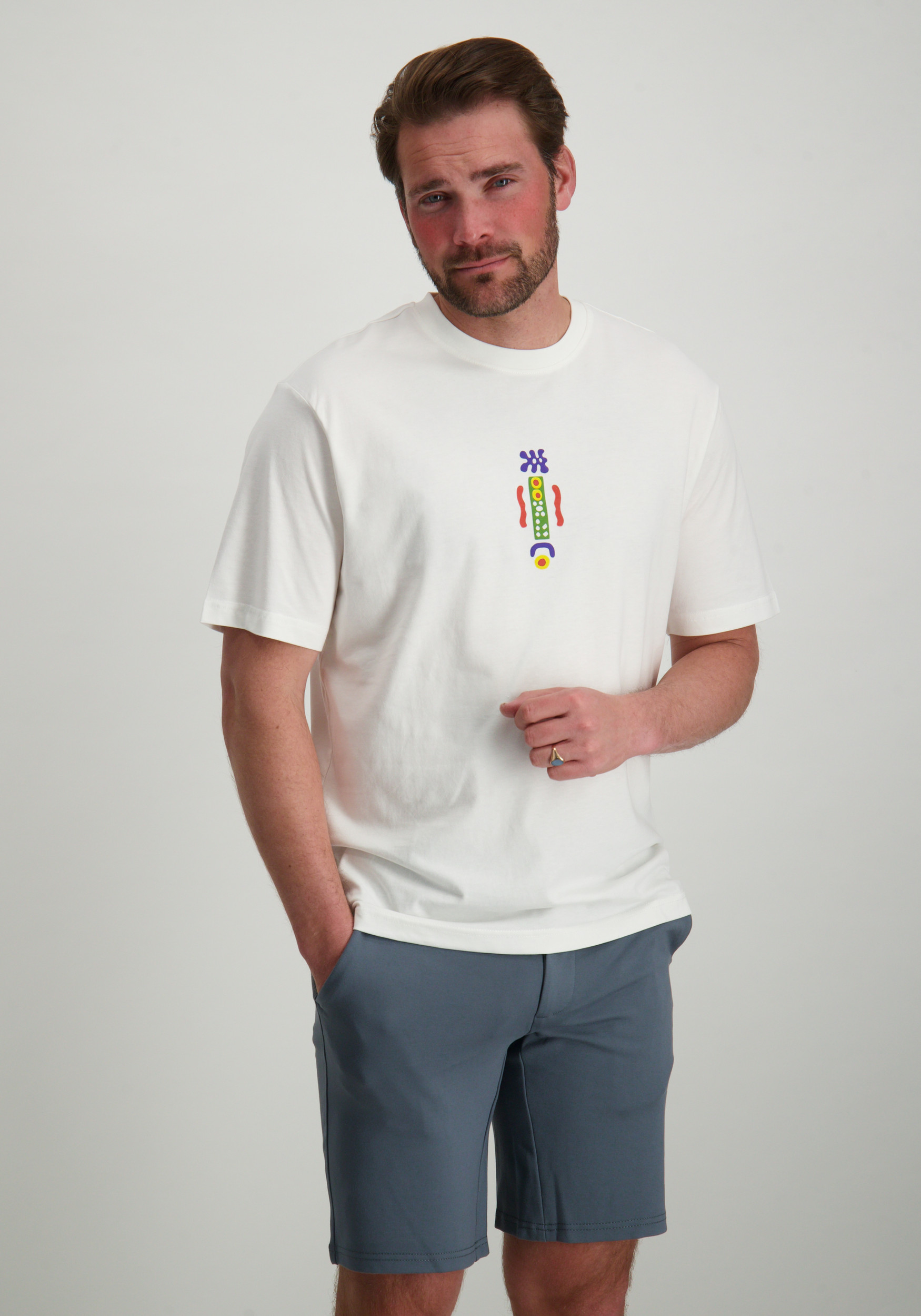 ONLY & SONS T-shirt Malik 22035267 Wit