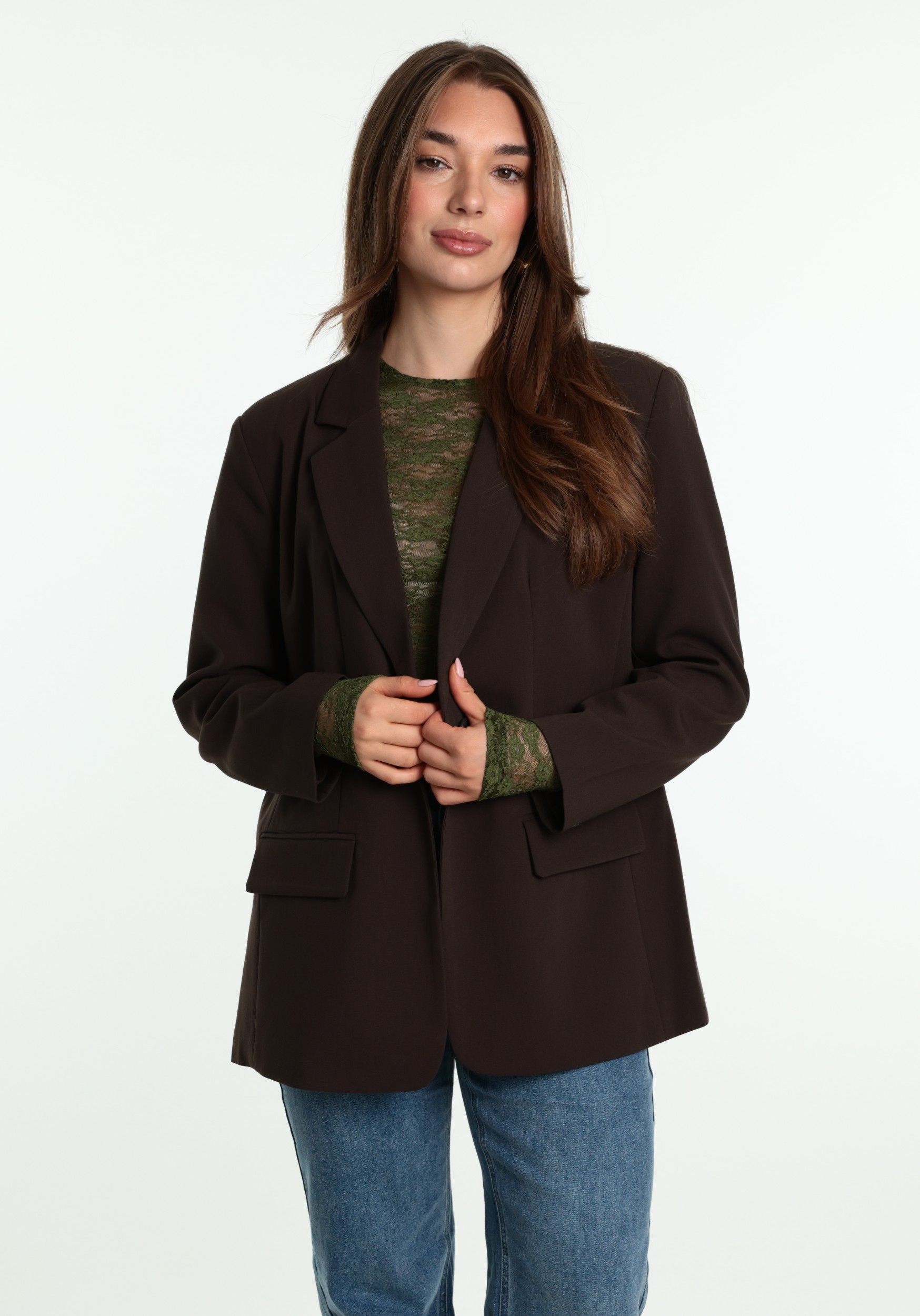 ONLY Blazer Linda-raven 15371106 Bruin