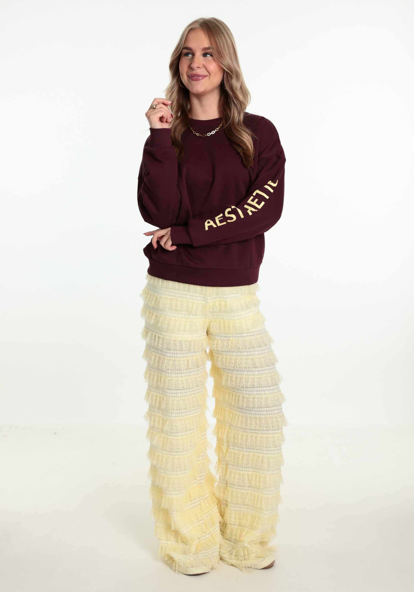 ONLY Sweater Zenja 15365859 Donker Paars
