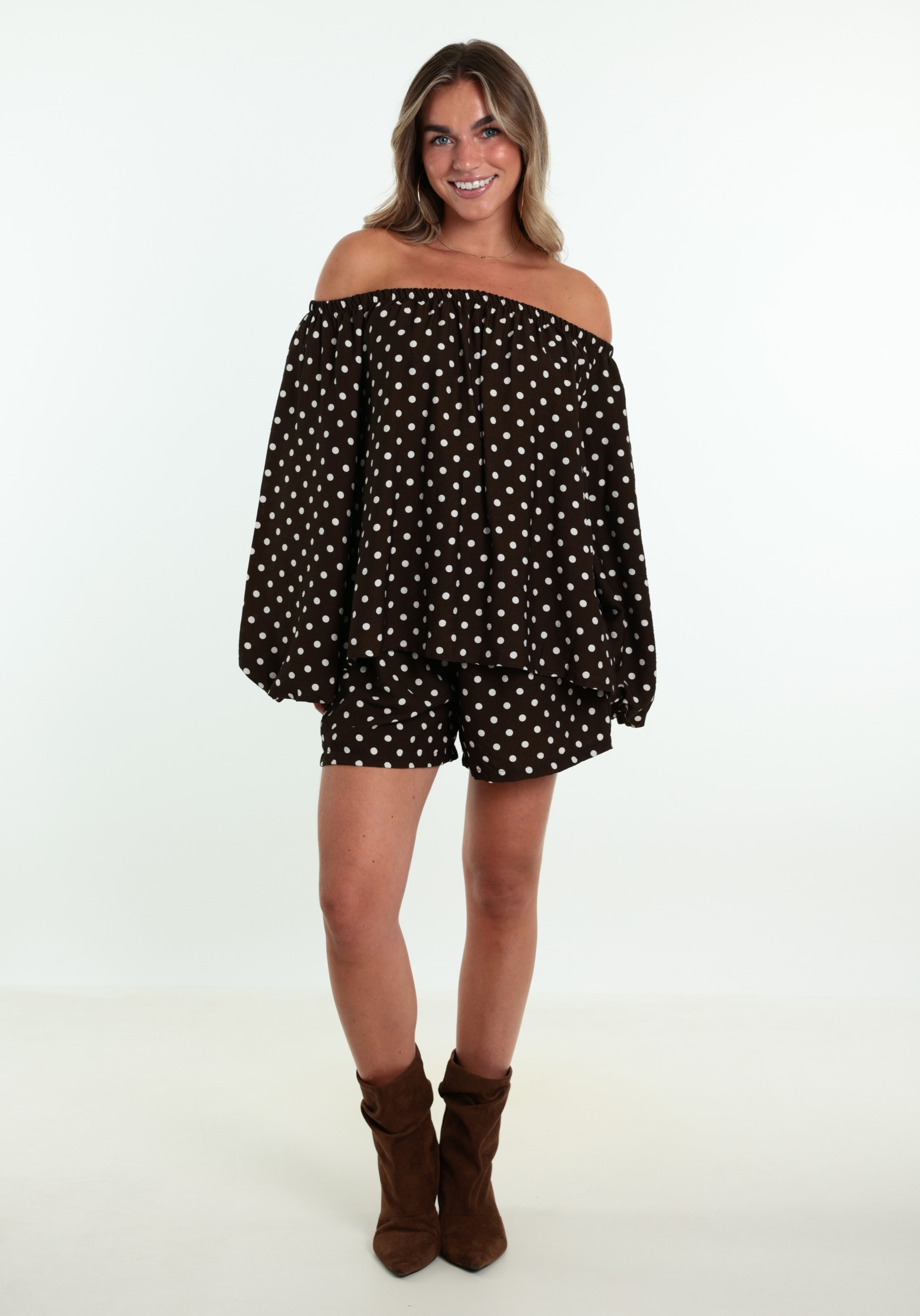 BELIEVE Blouse Breeze B-8571_1-TOP Bruin