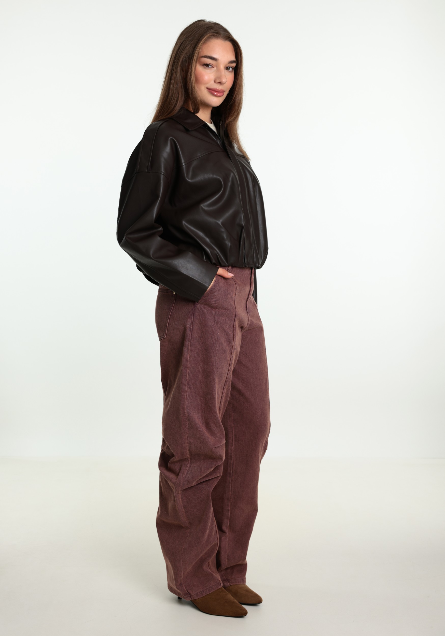 ONLY Jacket Moon-neli 15383675 Donker bruin