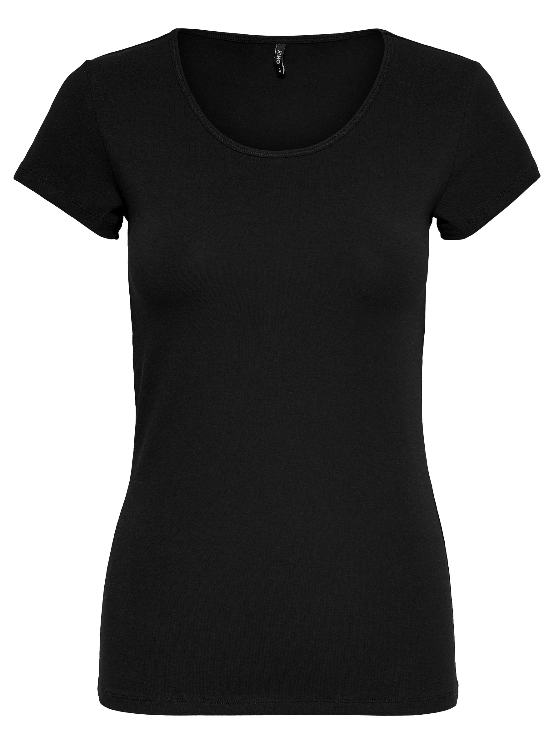 Only T-shirt basic 15205059 Zwart
