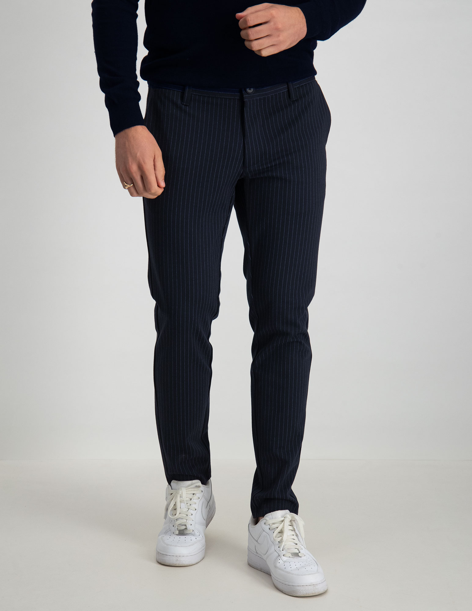 ONLY & SONS Mark Pants gestreept 22013727 Donker blauw