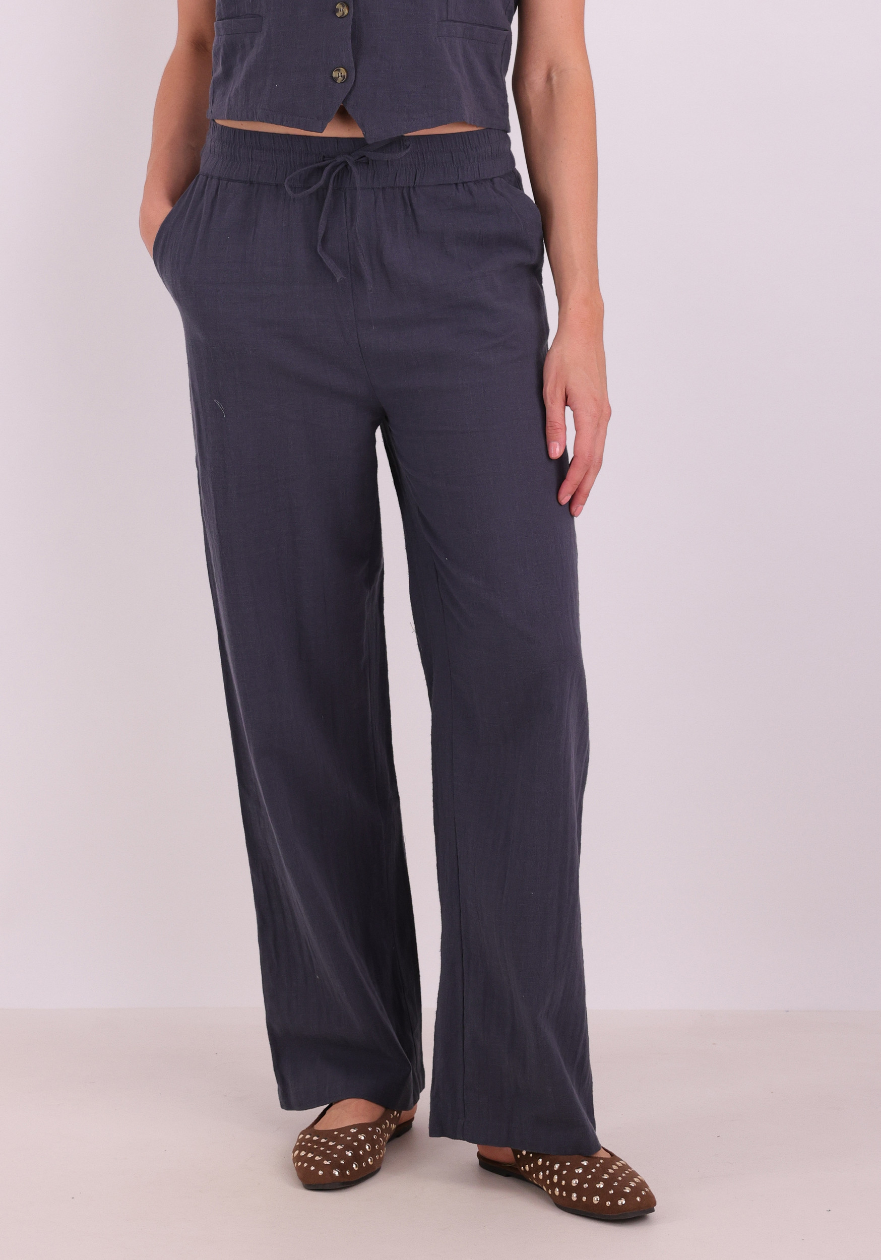 ONLY Broek Tizana 15319090 Donker blauw