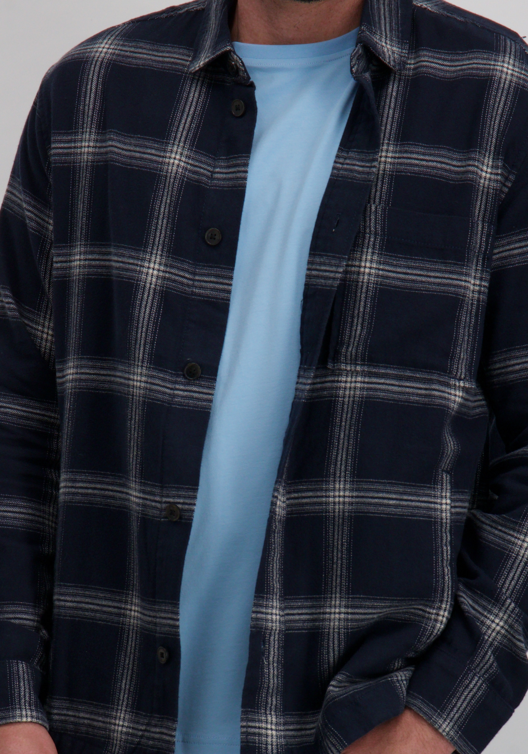 ONLY & SONS Overshirt Aiden 22035467 Donker Blauw