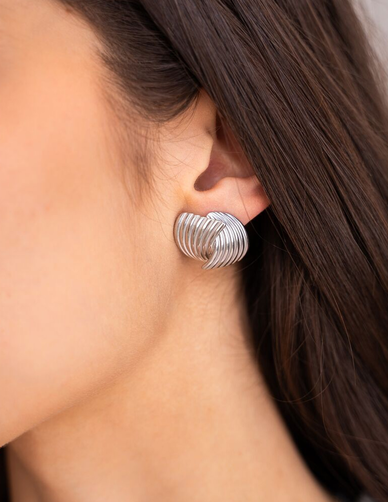 My Jewellery Vintage oorhangers blad MJ11511 Zilver