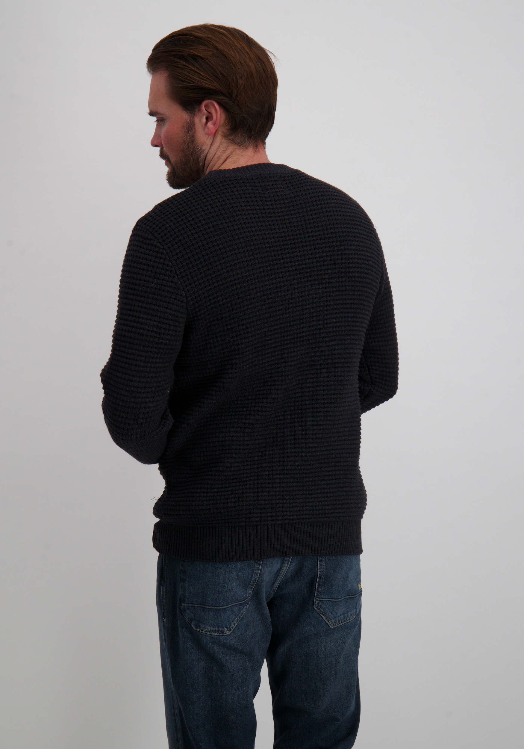 Petrol Trui M-3050-KWR241 Zwart