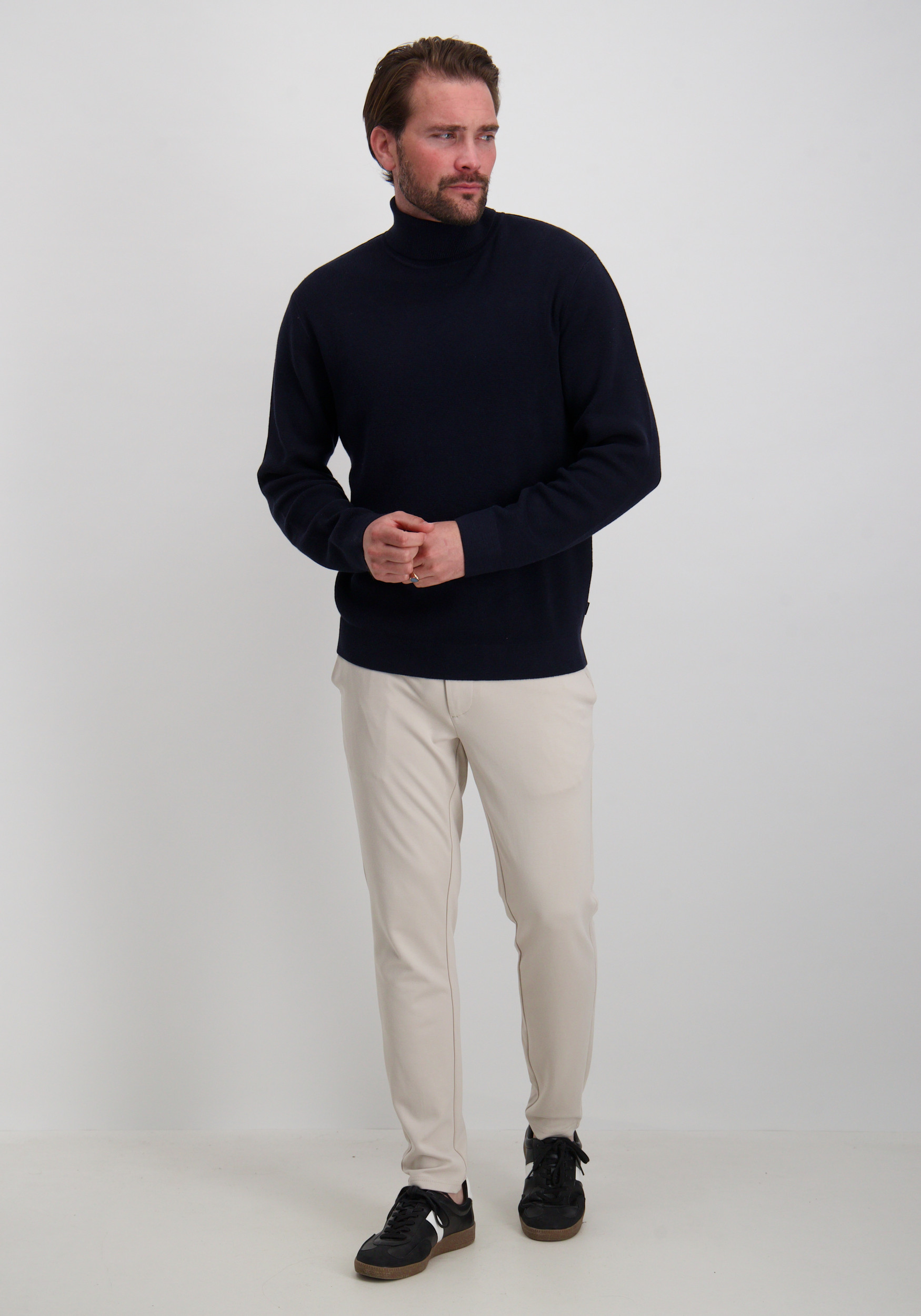 Jack & jones Trui Lamilano 12285093 Donker blauw