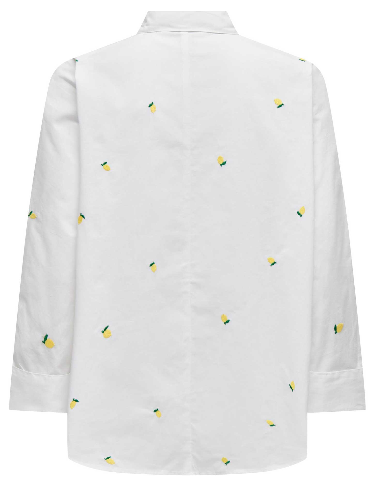 Only Blouse New lina grace 15283743 Wolwit-ecru