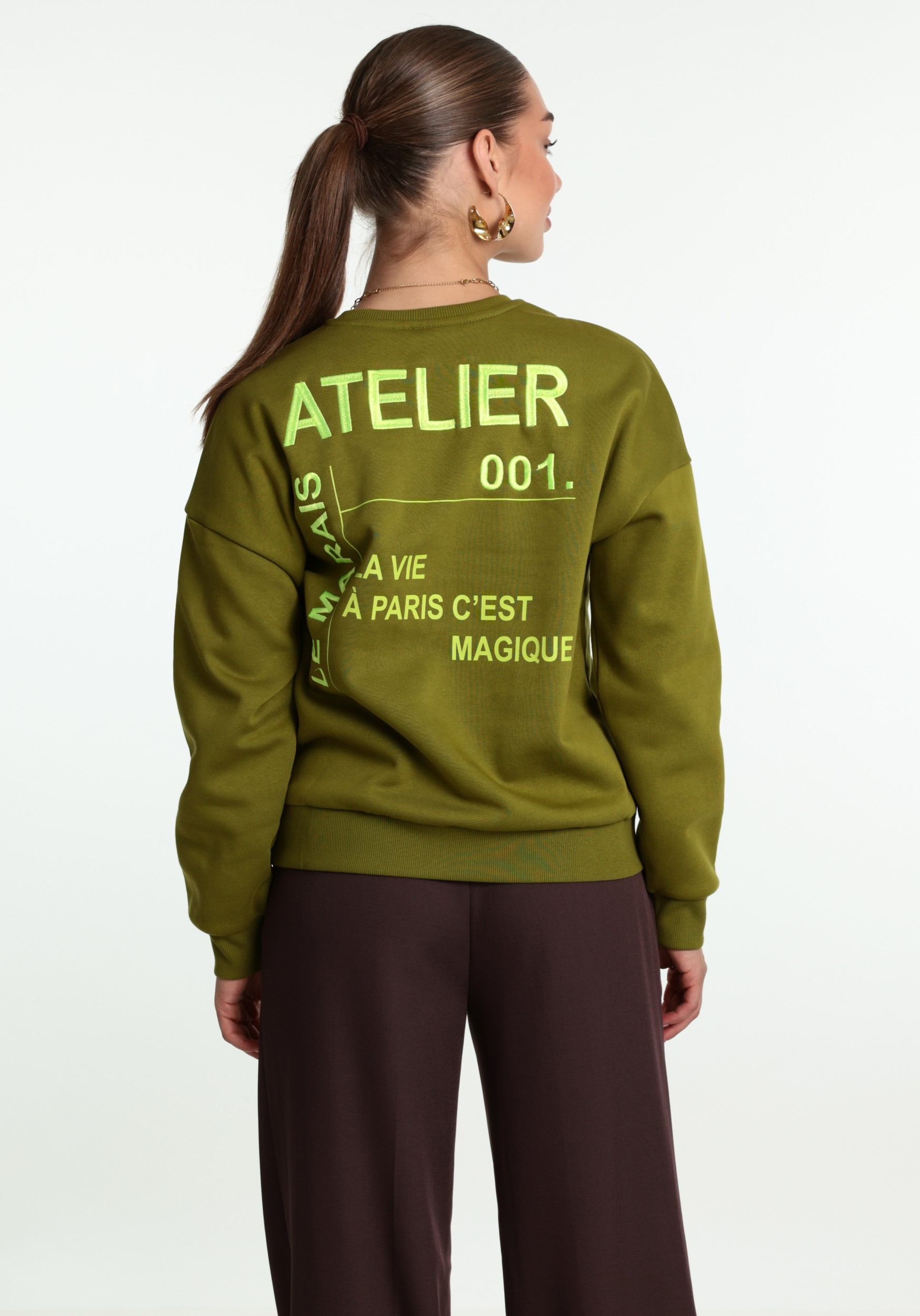 ONLY Sweater Zenja 15365859 Groen