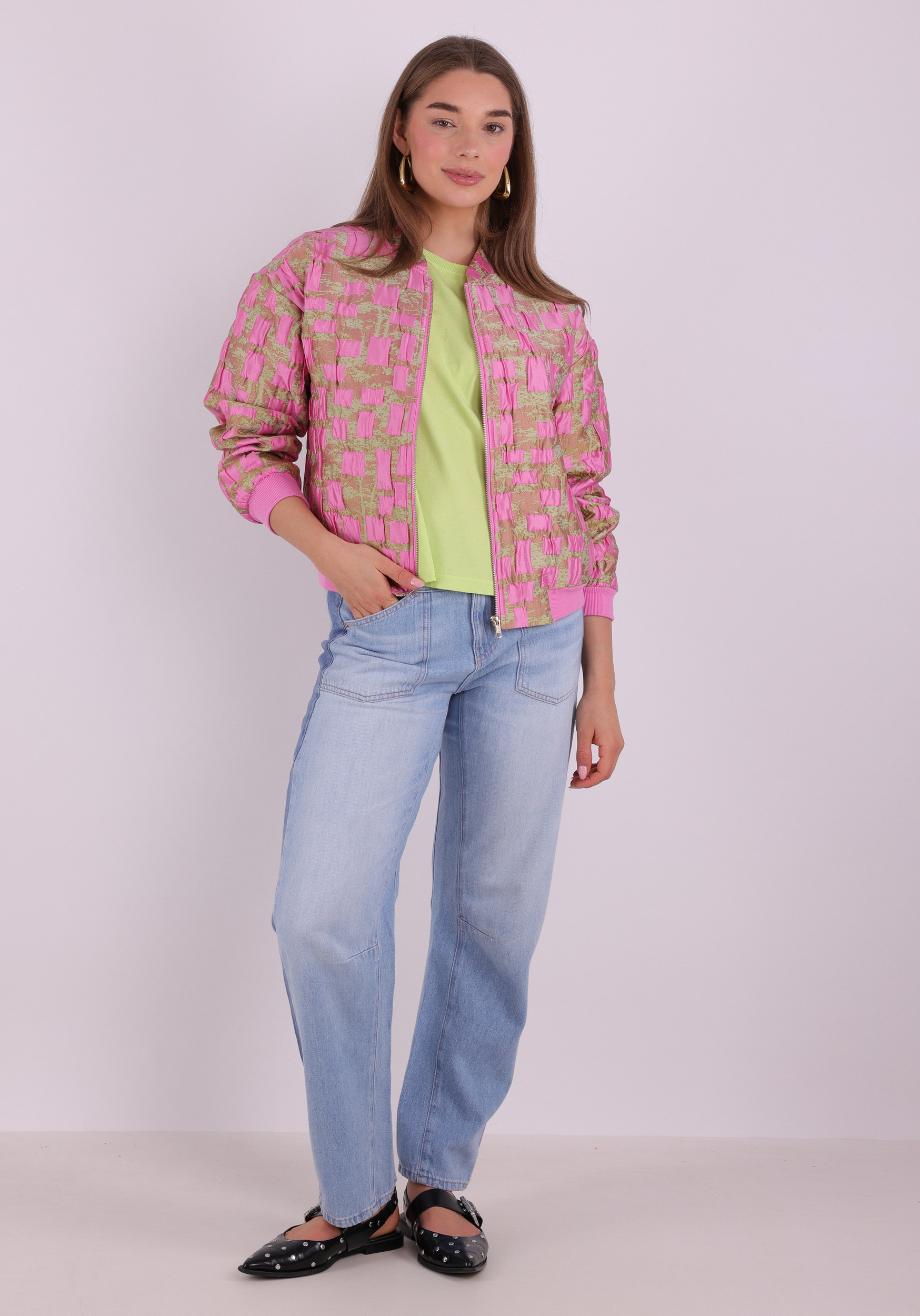 FREE|QUENT Bomberjacket Flowy 208082 Rose
