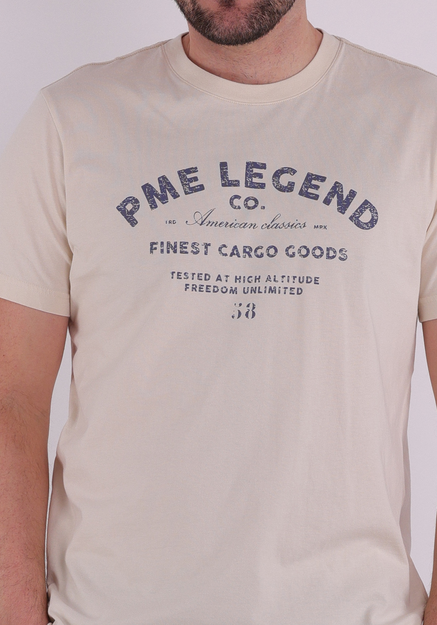 PME Legend T-shirt Play PTSS2602560 Ecru